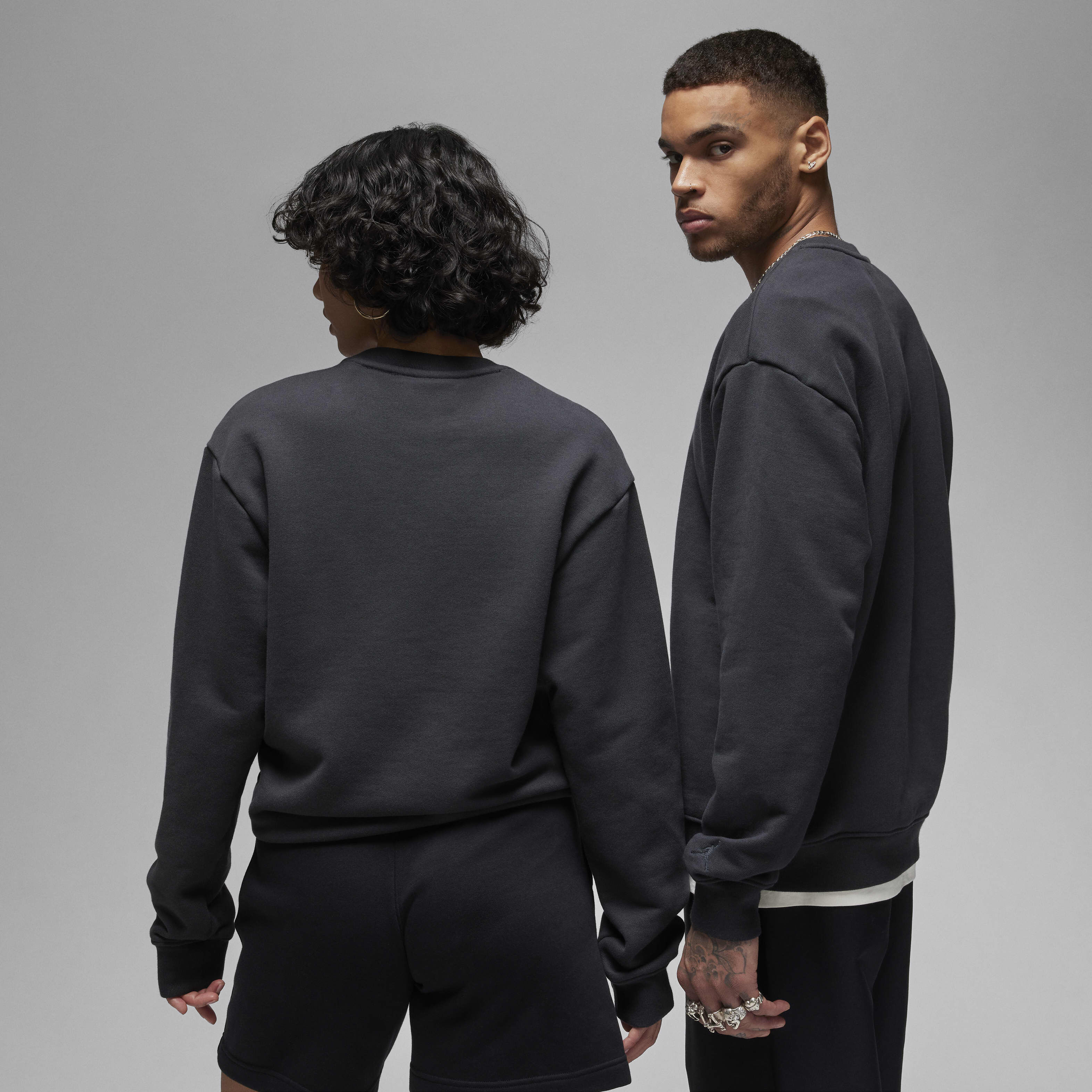 【NIKE】Air Jordan Wordmark Fleece Crew-Neck Sweatshirt Buy Air Jordan Wordmark Men's Fleece Crew-Neck Sweatshirt