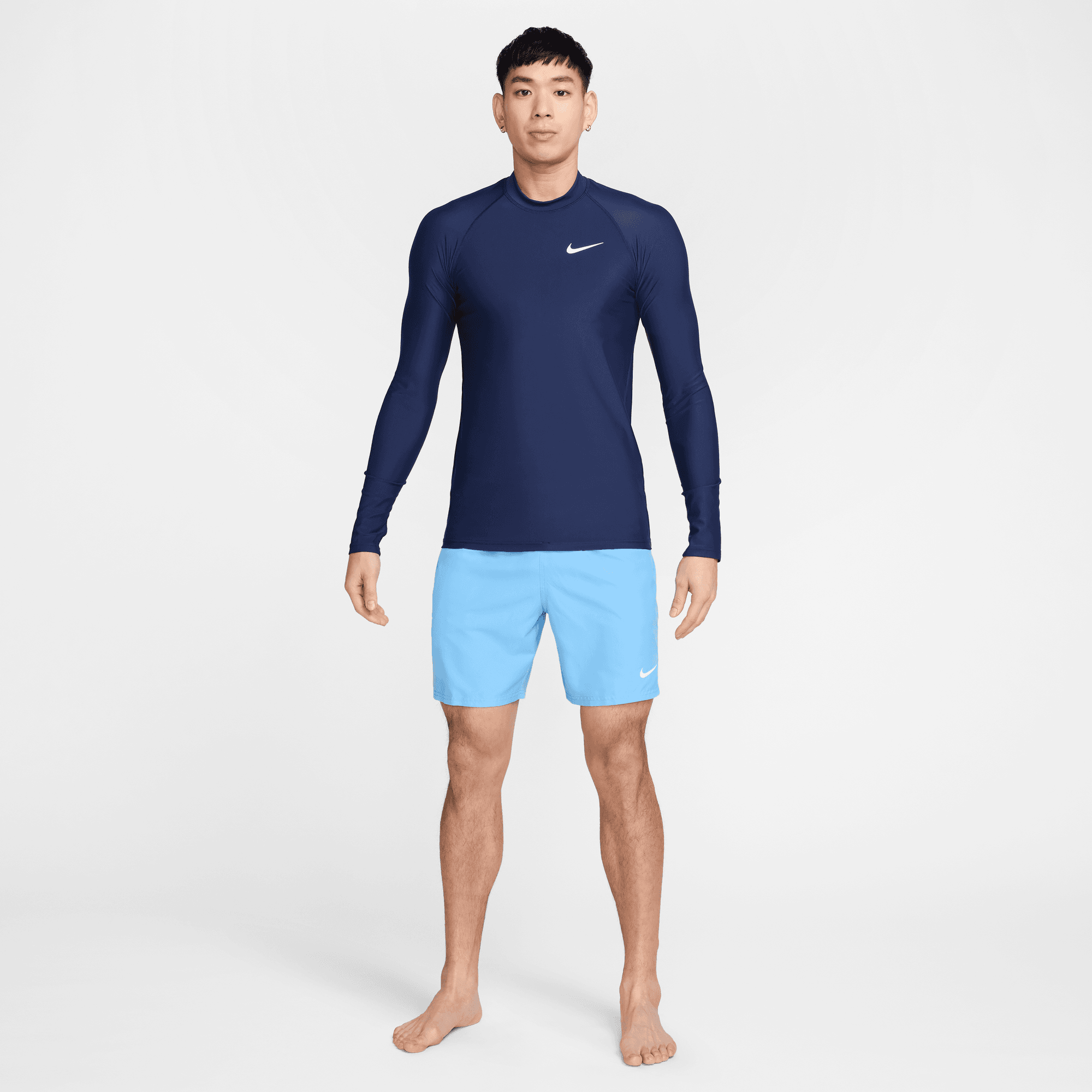 Buy Nike Swim Whitewater Men's Long-Sleeve Rashguard - Midnight