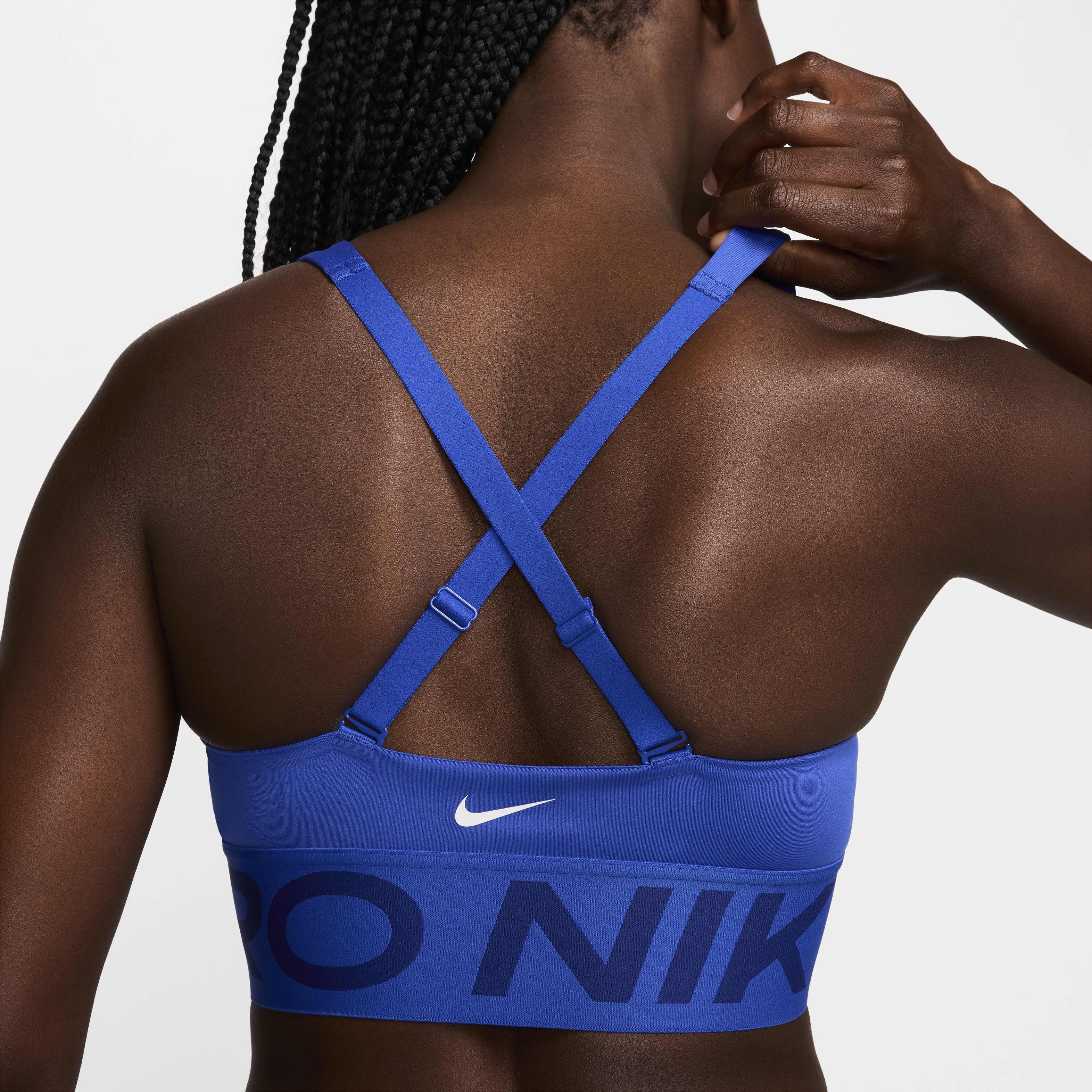 Royal blue nike sports bra online