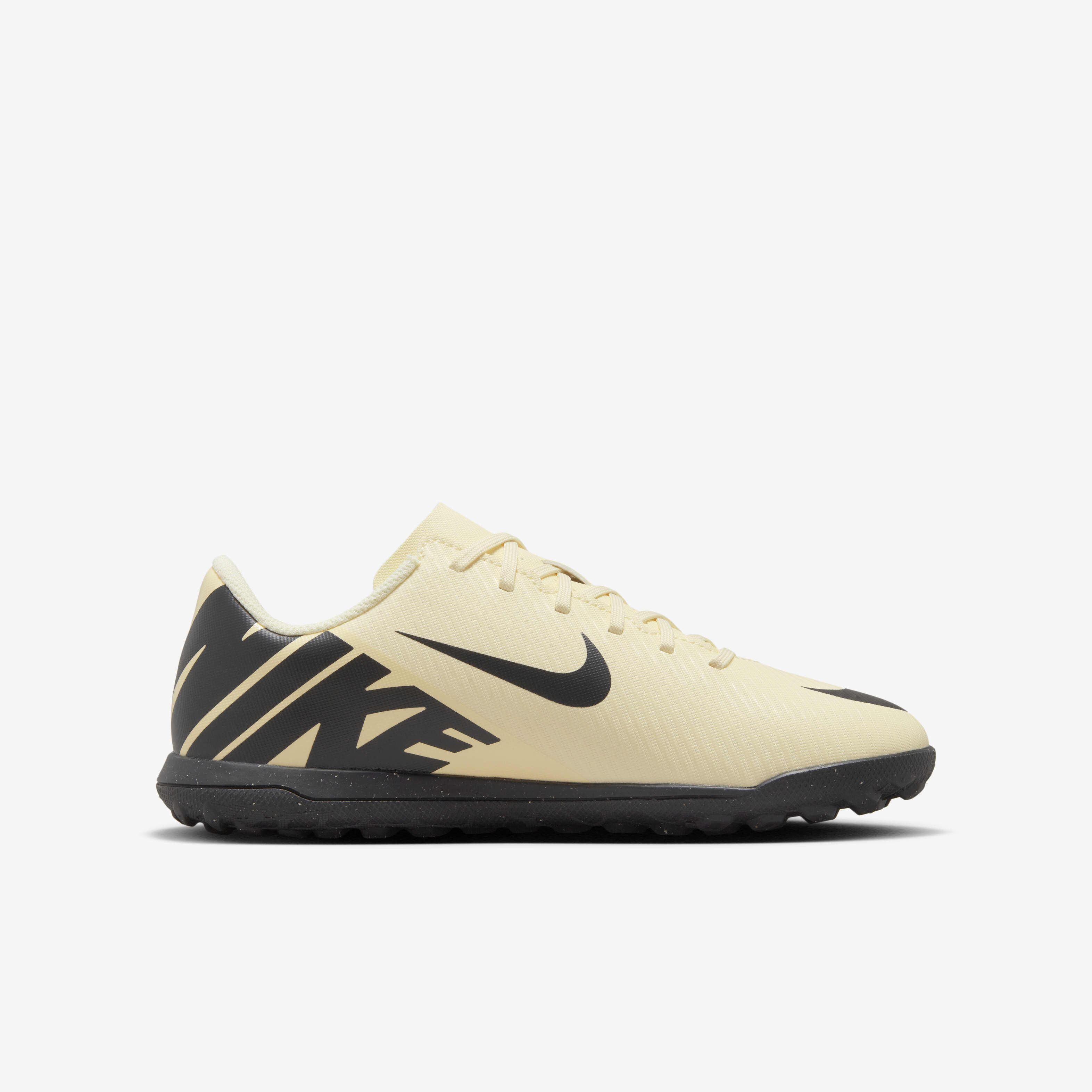 Buy Nike Jr. Mercurial Vapor 15 Club Younger Older Kids Turf Low Top Football Shoes Lemonade Black Nike Saudi Official