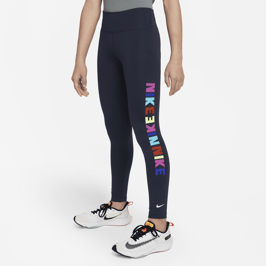 Shop Dri FIT One Older Kids Girls Leggings Nike KSA