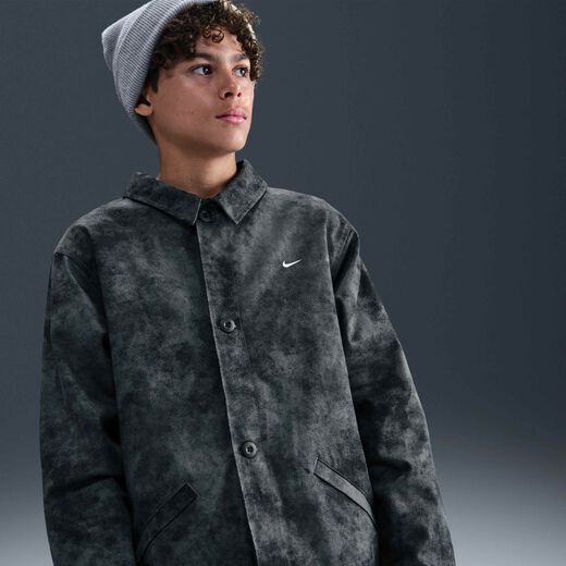 T-Shirts & Tops-Nike, Nike Sportswear Metro Ground, Older Kids' (Boys') Button-Down Top