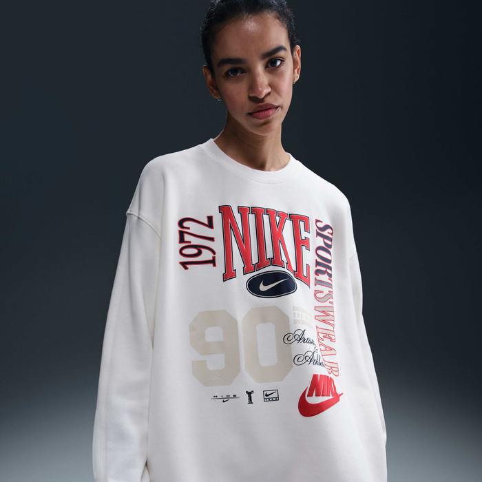 Graphic Sweatshirt Nike Sportswear Colour Block Crew Sweatshirt