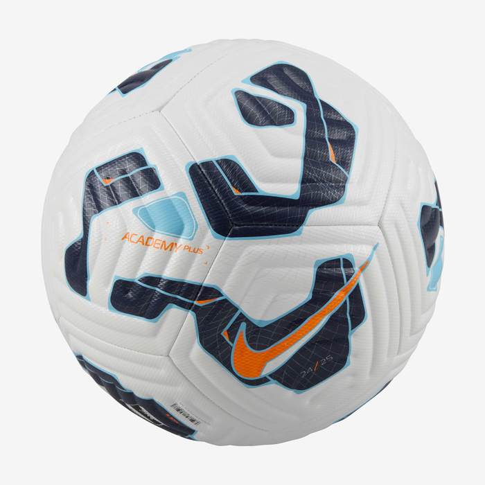 Buy Nike Academy Plus Football White/Blackened Blue/Hyper