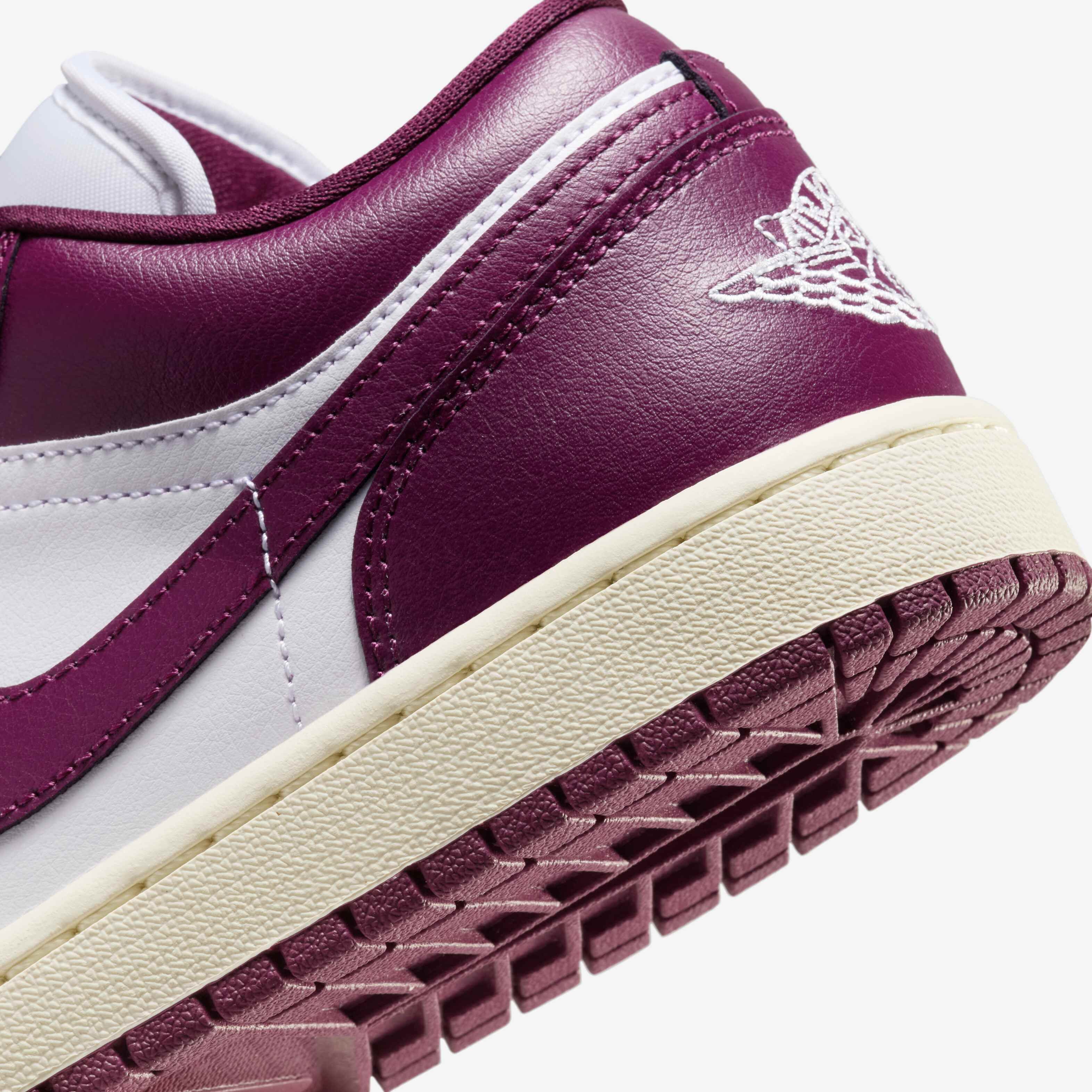 Buy Air Jordan 1 Low Women's Shoes - White/Sail/Bordeaux