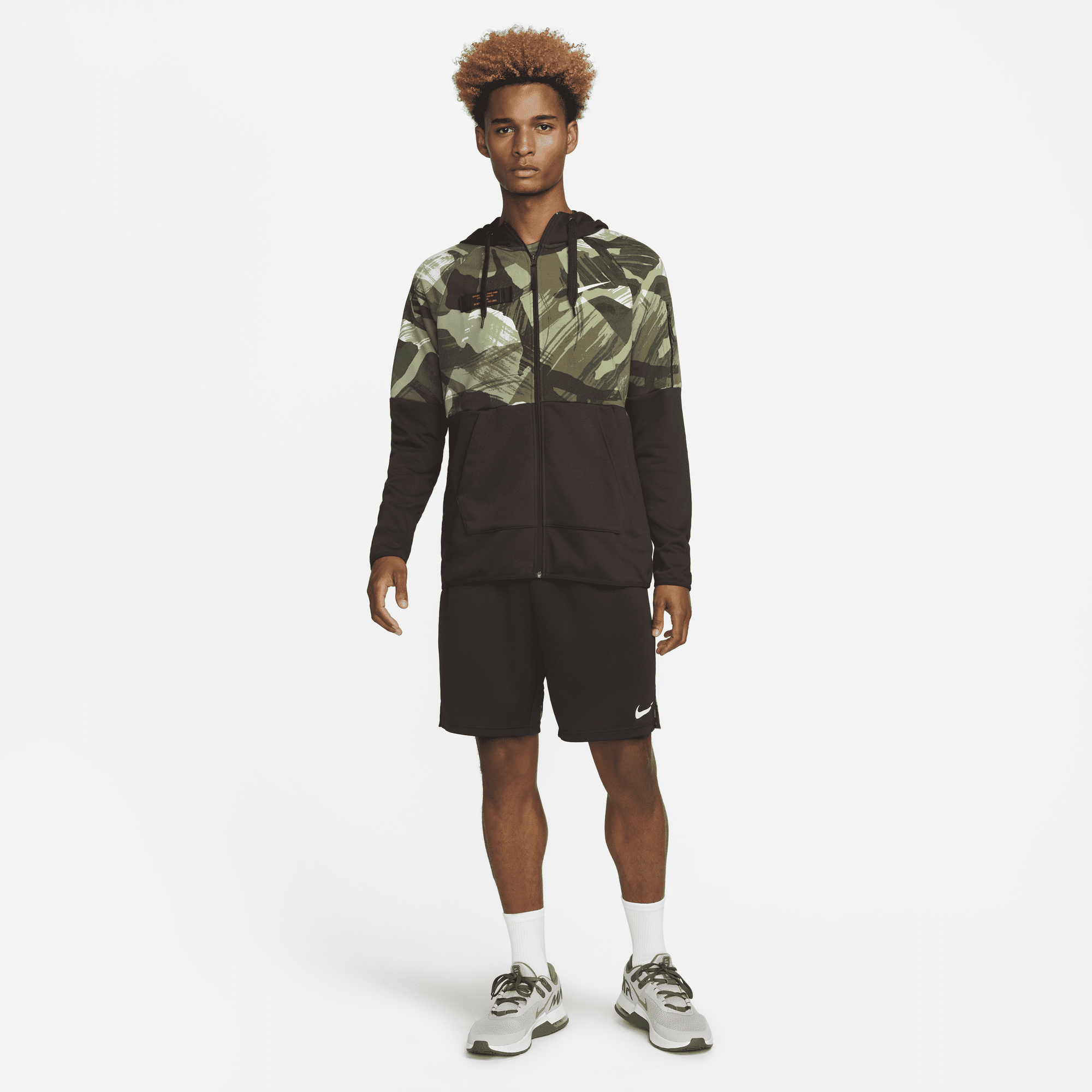 Nike dry sales camo hoodie