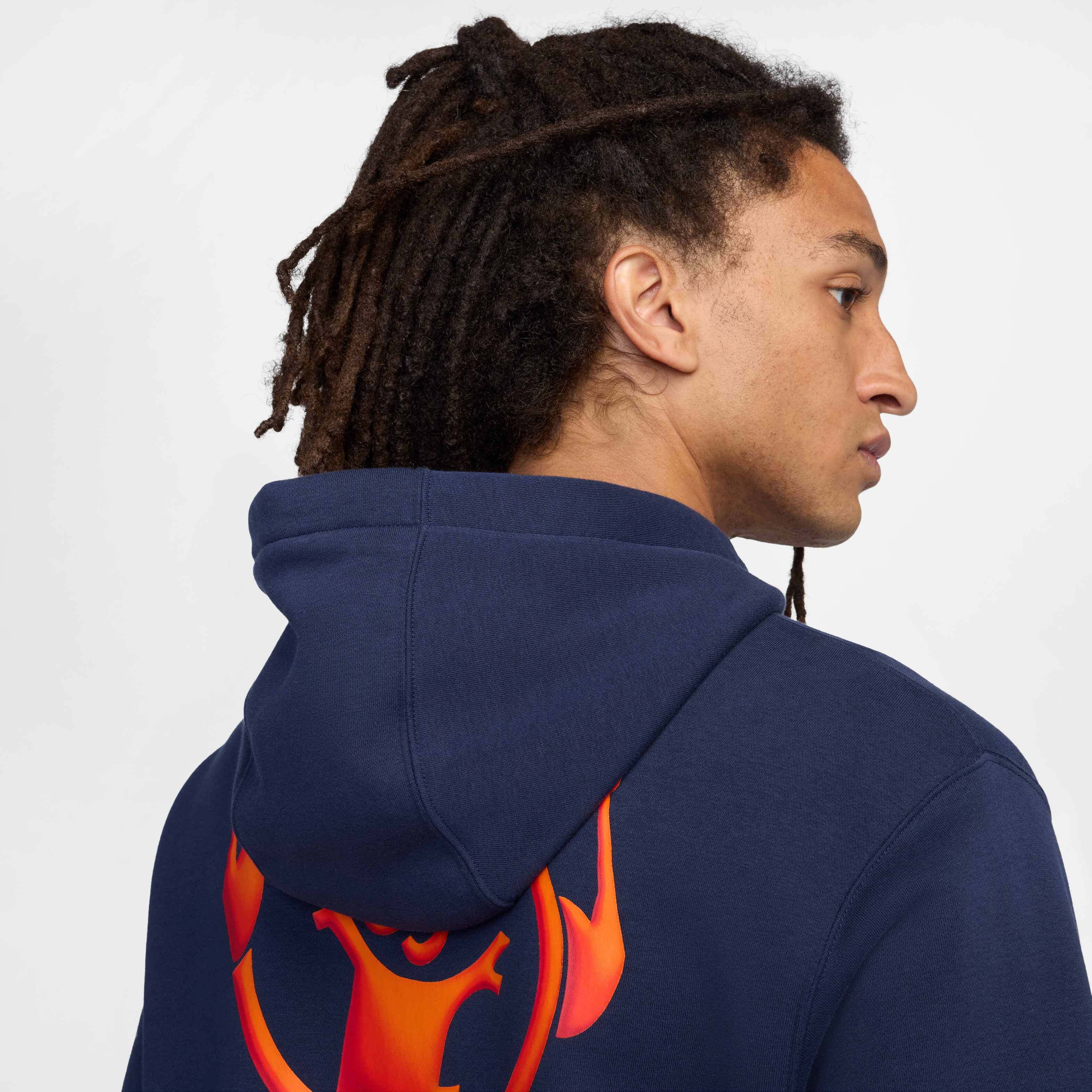 Buy Nike Club Pullover Hoodie - Obsidian @ Nike Saudi