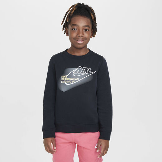 هوديات وسويتشيرتات-نايكي, نايكي سبورتسوير ستاندرد ايشيو, سويتشيرت بياقة مستديرة للأطفال الكبار (للأولاد)