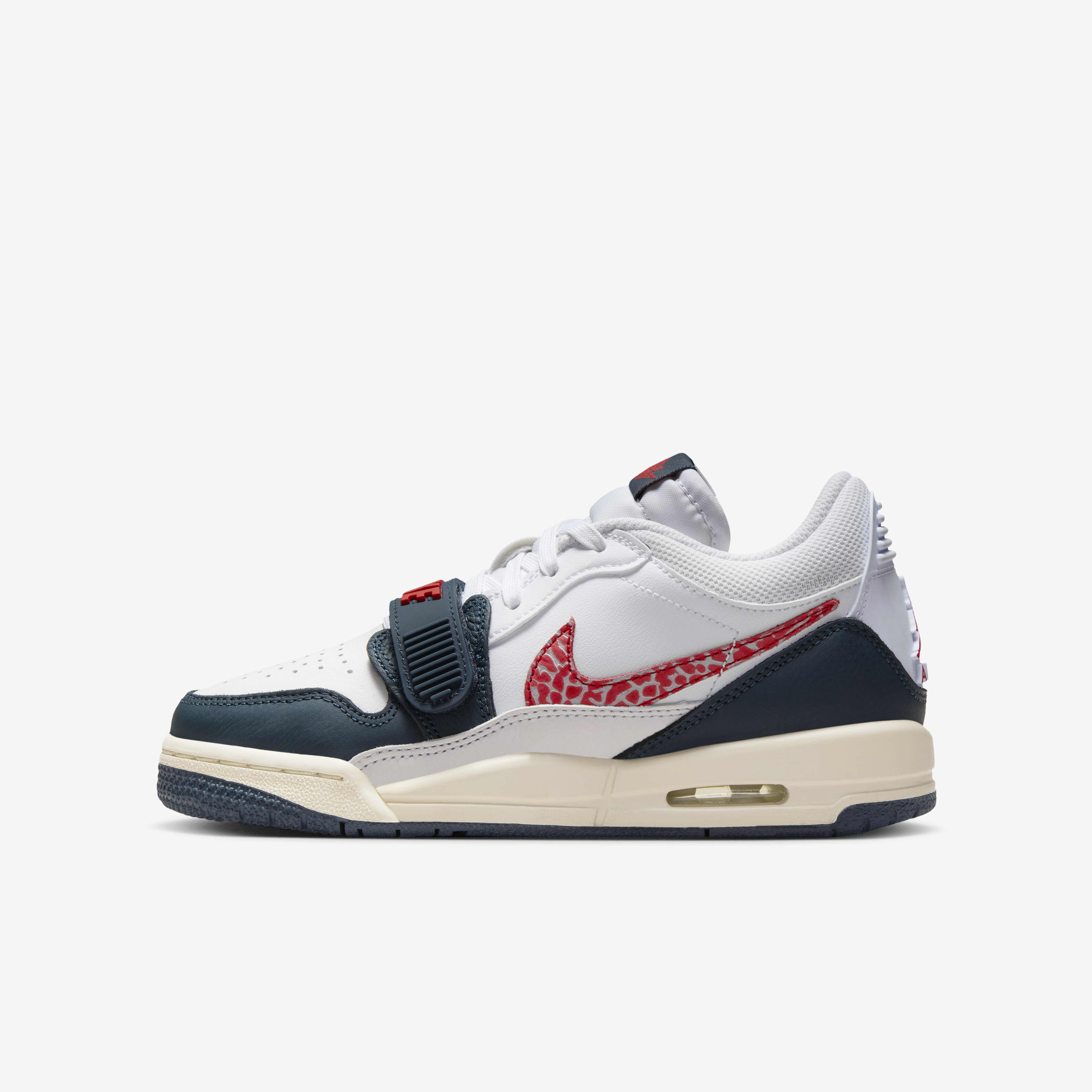 Buy Air Jordan Legacy 312 Low Older Kids Shoe White Wolf Grey Pale Ivory Armoury Navy Nike Saudi Official