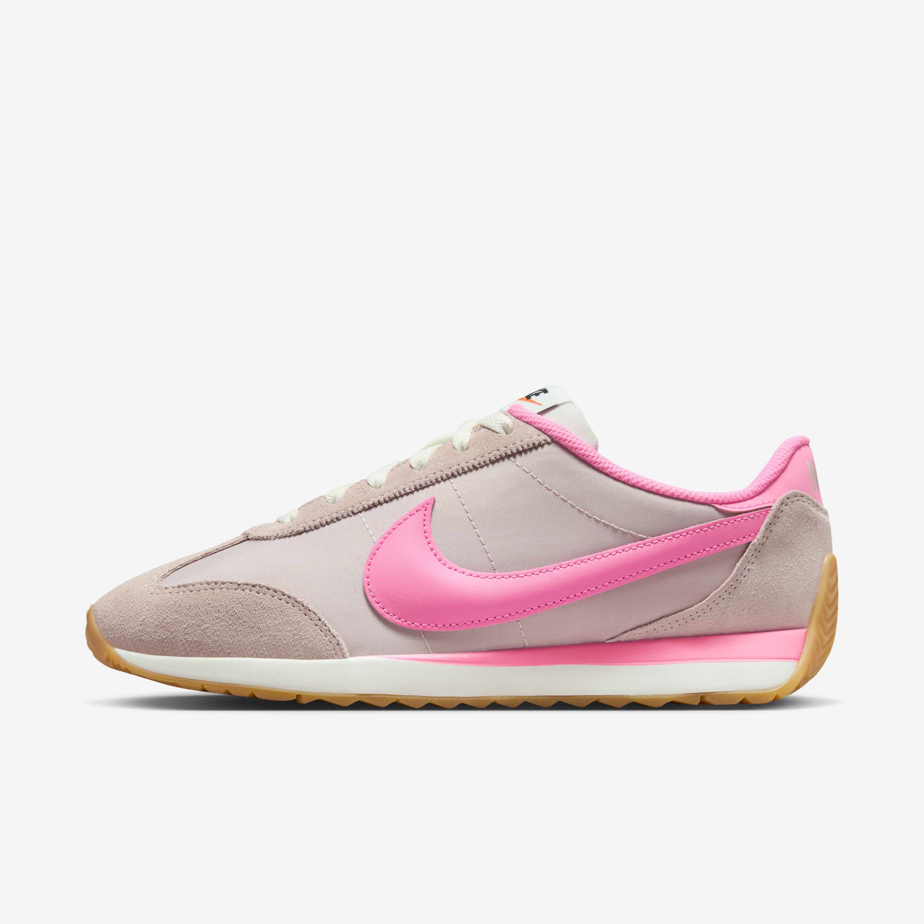 pink sole nike shoes