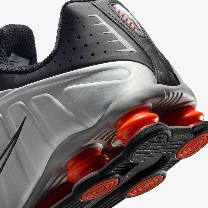 Buy Nike Shox R4 Men's Shoes - Metallic Silver/Black/Picante Red ...
