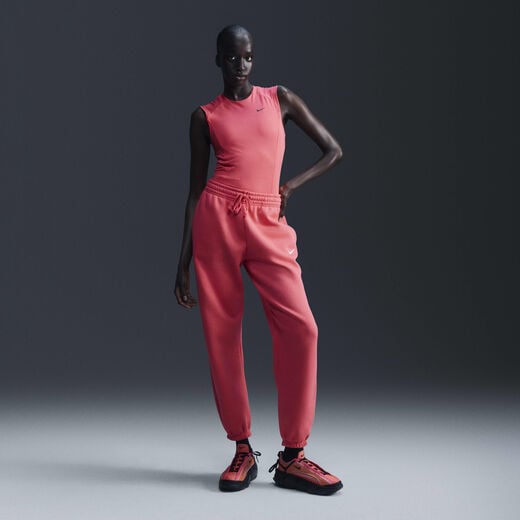 Trousers & Tights-Nike, Nike Sportswear Phoenix Fleece, Women's High-Waisted Oversized Tracksuit Bottoms