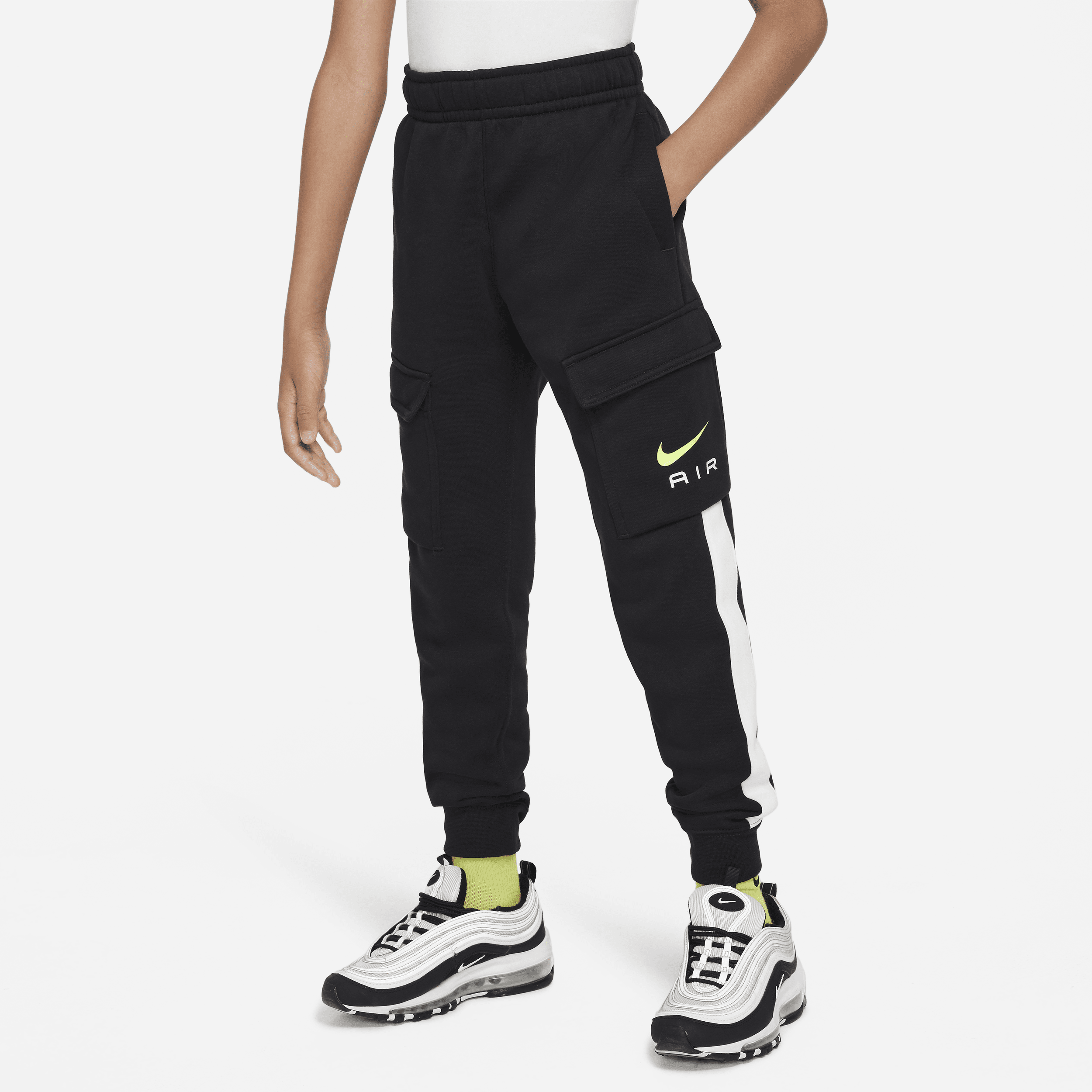 Nike swoosh on top tour cargo joggers