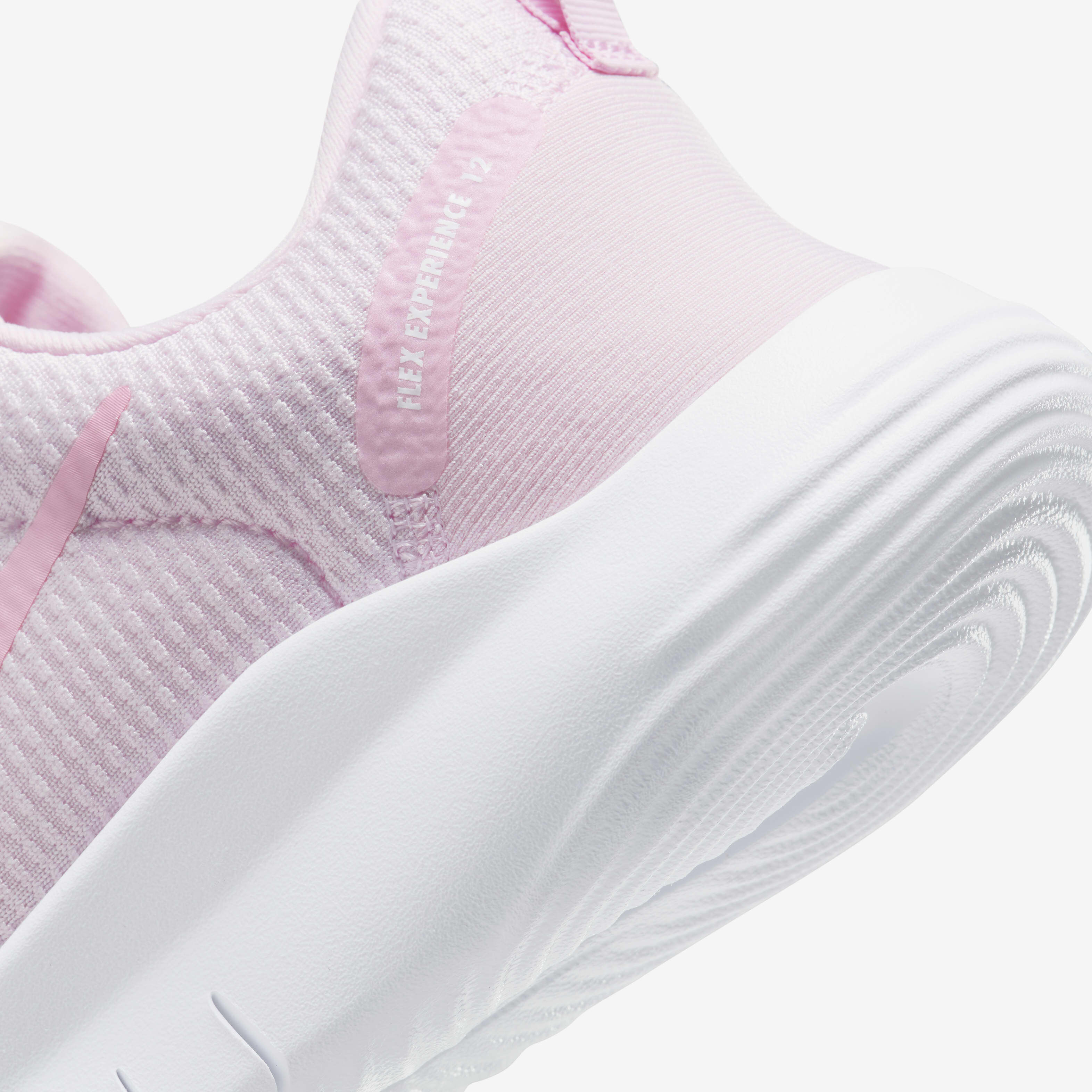 Buy Nike Flex Experience Run 12 Women s Road Running Shoes Pink Foam Pearl Pink Medium Soft Pink White Nike Saudi Official