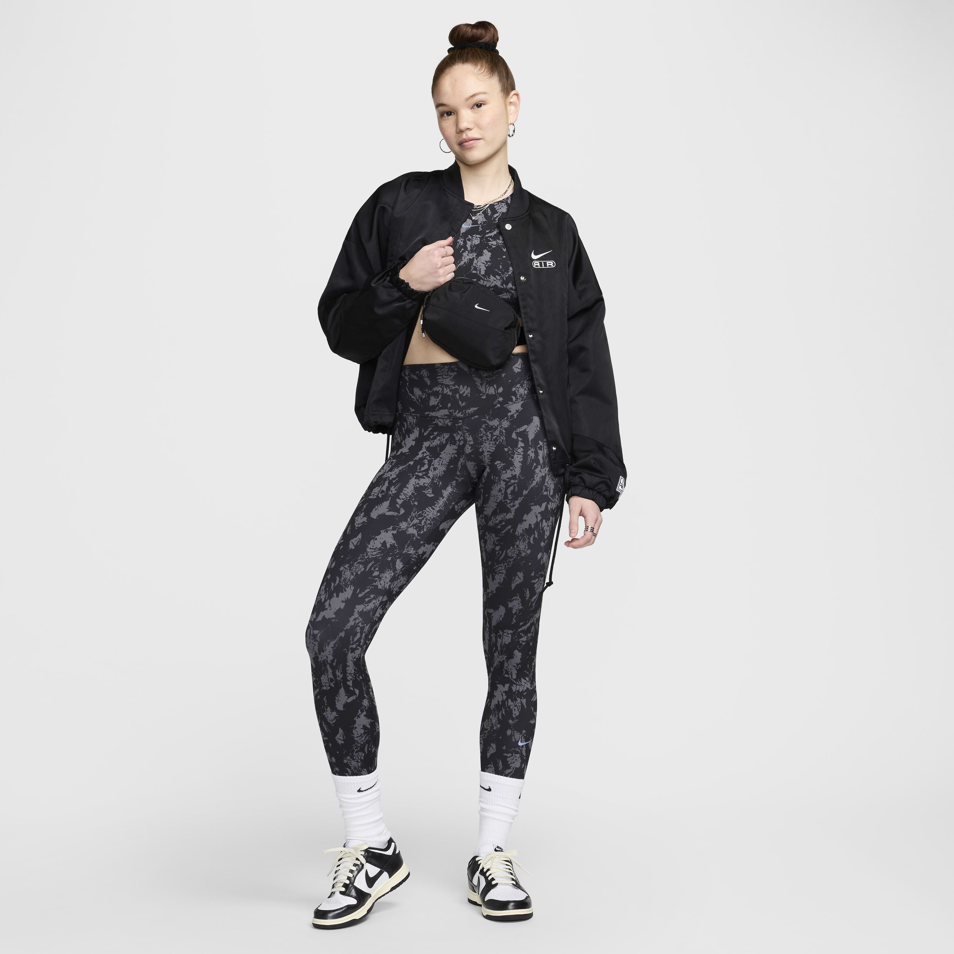 Nike leggings and jacket top