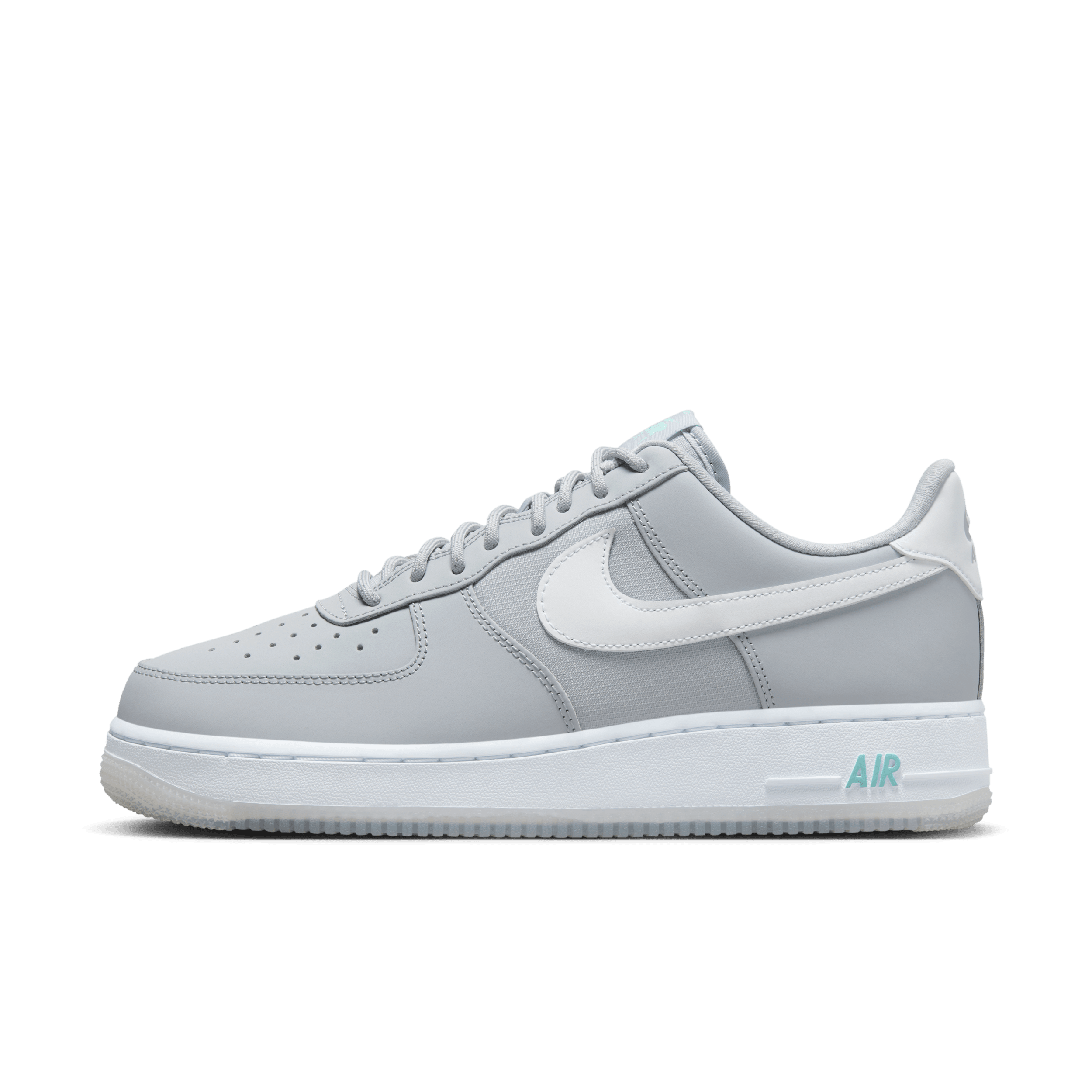 Nike wolf best sale grey air force