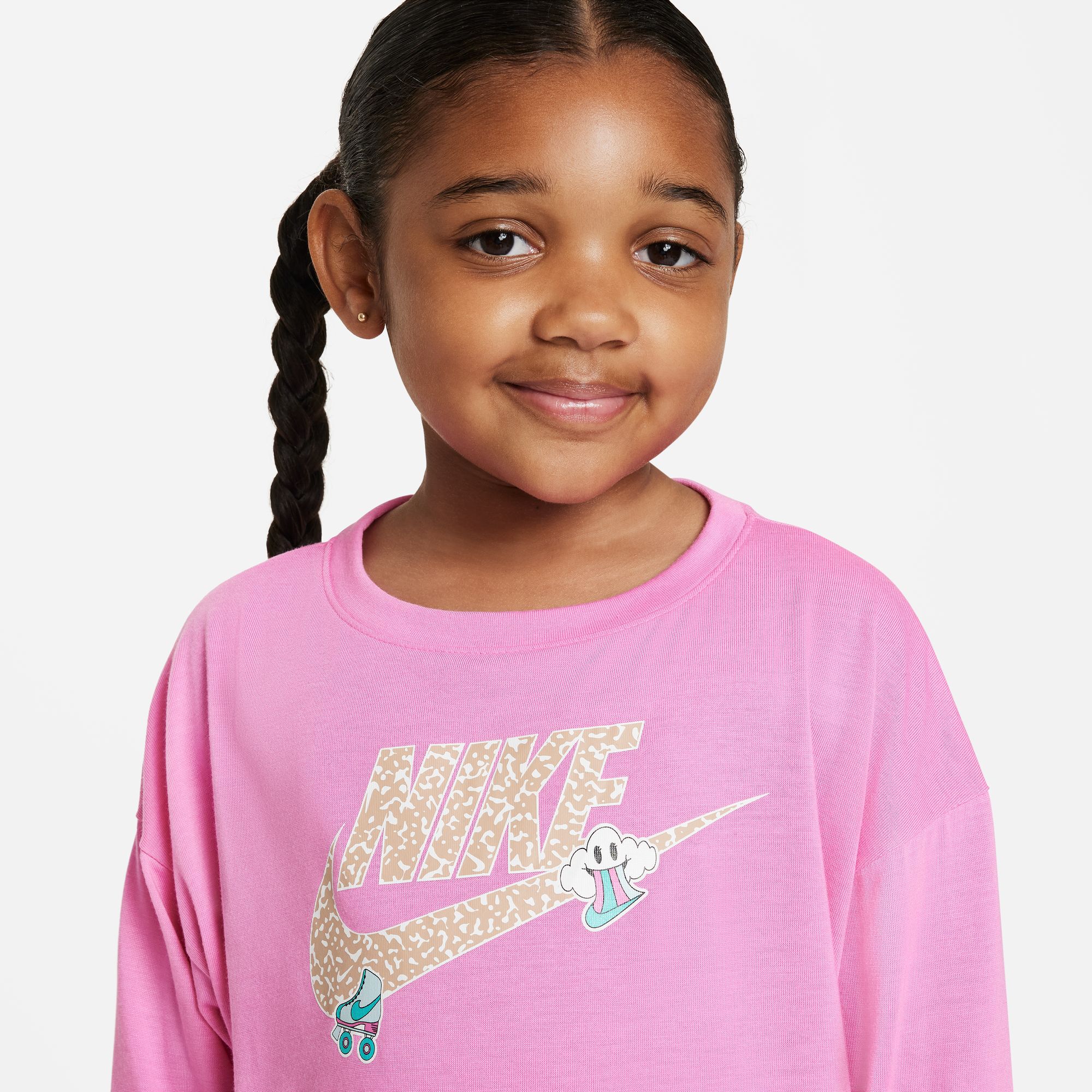 Nike Notebook Print Long Sleeve Knit Top image number 1