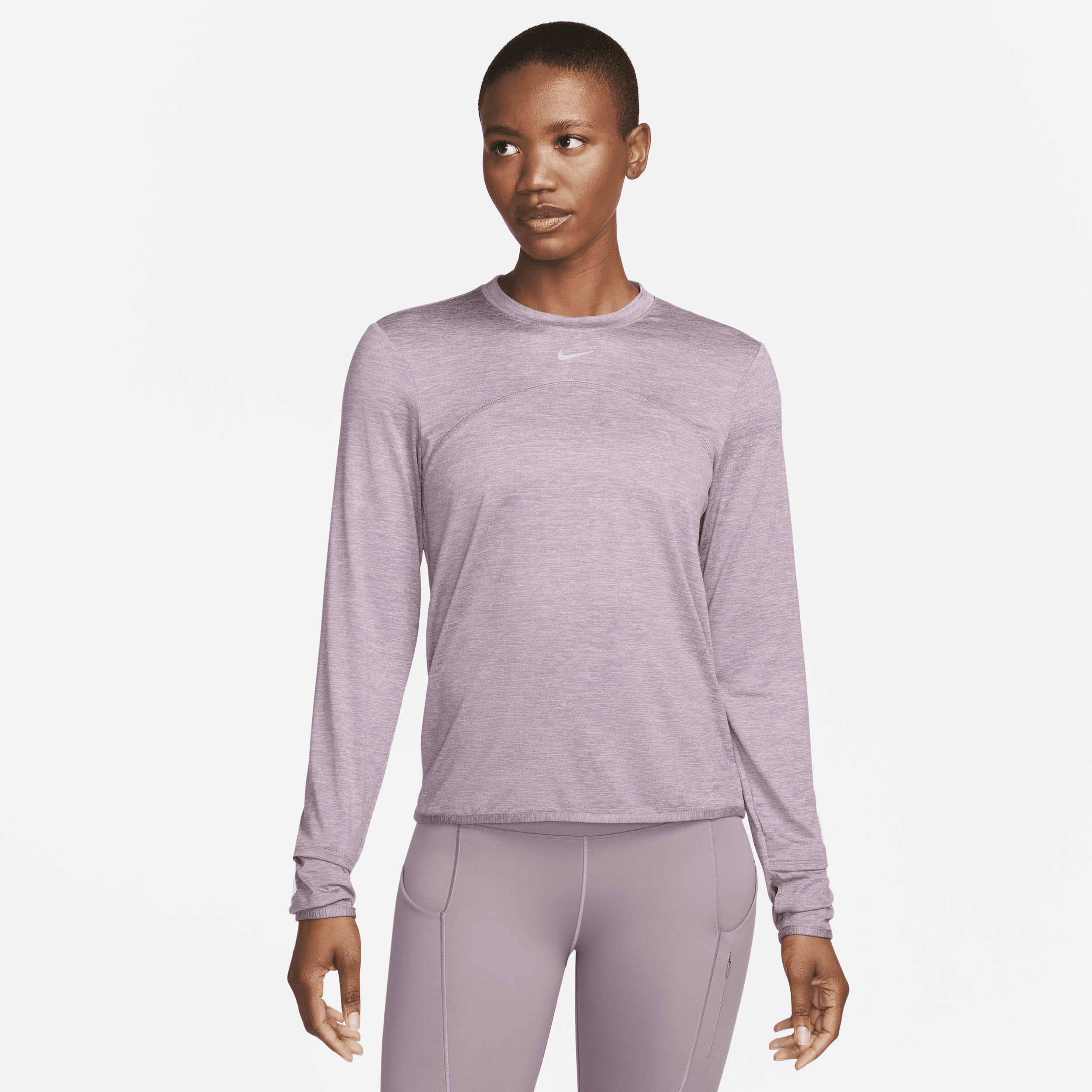 Nike pink long sleeve running top top