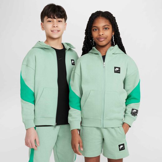 Kids' Clothing-Nike, Nike Air, Older Kids' Fleece Full-Zip Hoodie