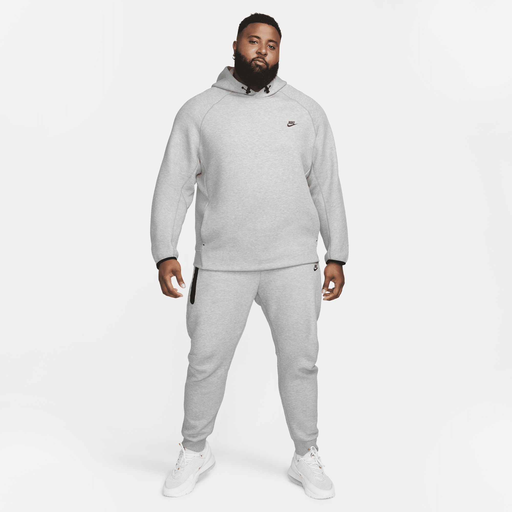Nike tech fleece suit grey best sale