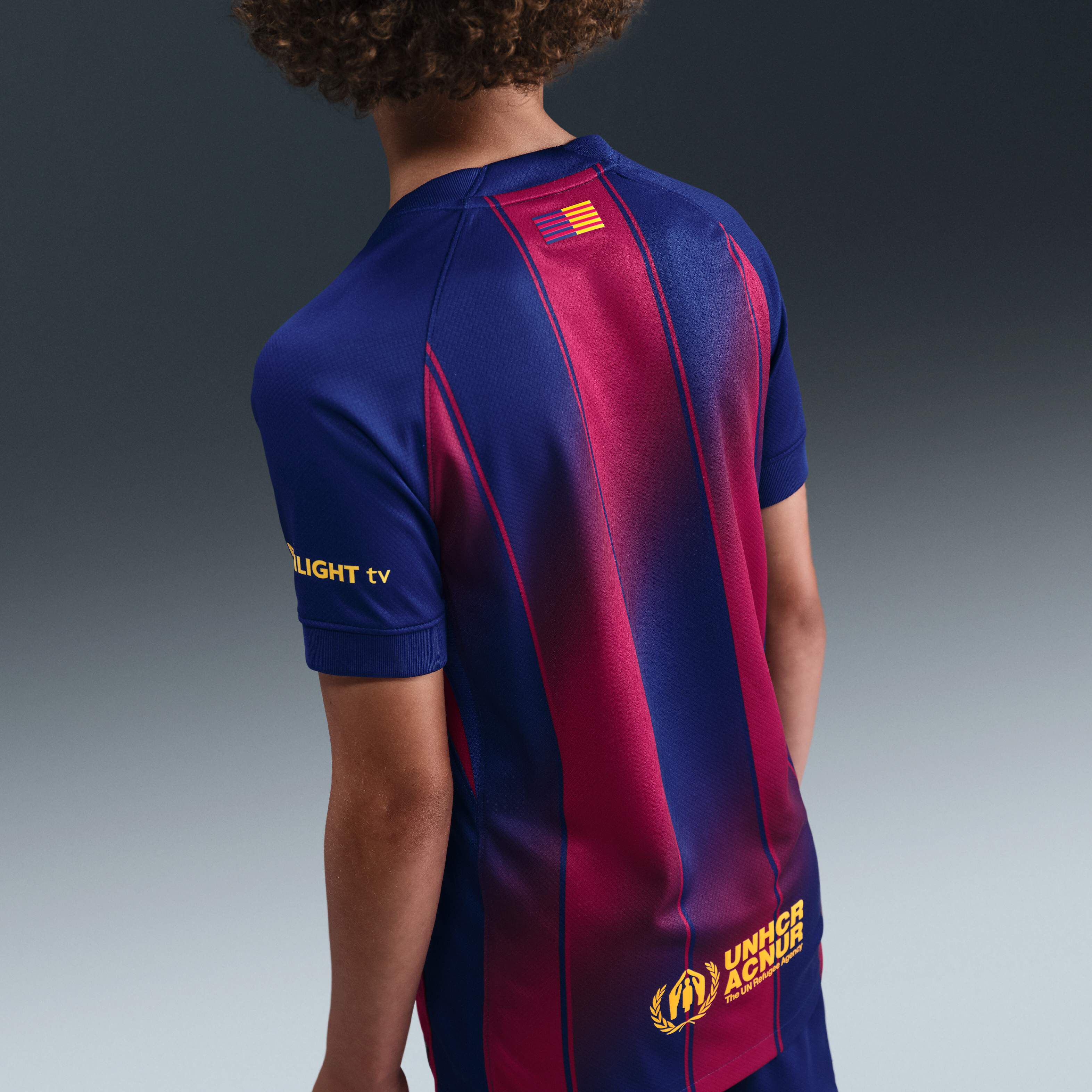 FC Barcelona Nike シャツ 赤青 UNHCR Nike Men's FC Barcelona 2024/25 Dri-FIT ADV Home Jersey