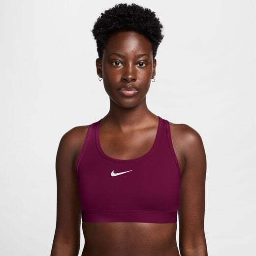 New In Women's Sports Bras-Nike, Nike Swoosh, Women's Medium-Support Padded Sports Bra