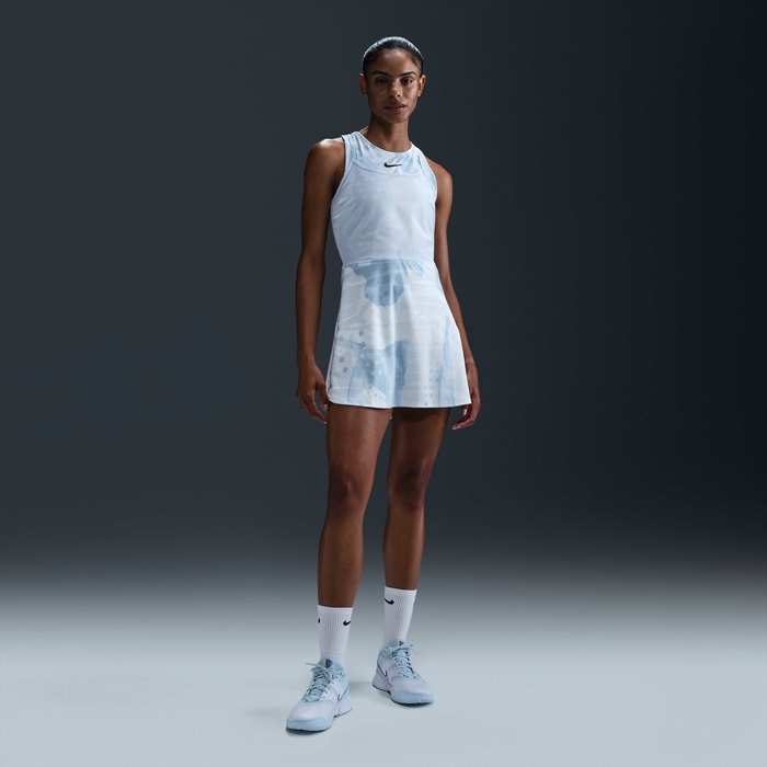 Buy NikeCourt Slam Women's Dri-FIT Printed Tennis Dress - White/Football Grey/High Voltage/Medium Ash @ Nike Saudi Buy NikeCourt Slam Women's Dri-FIT Printed Tennis Dress - White/Football Grey/High Voltage/Medium Ash @ Nike Saudi
