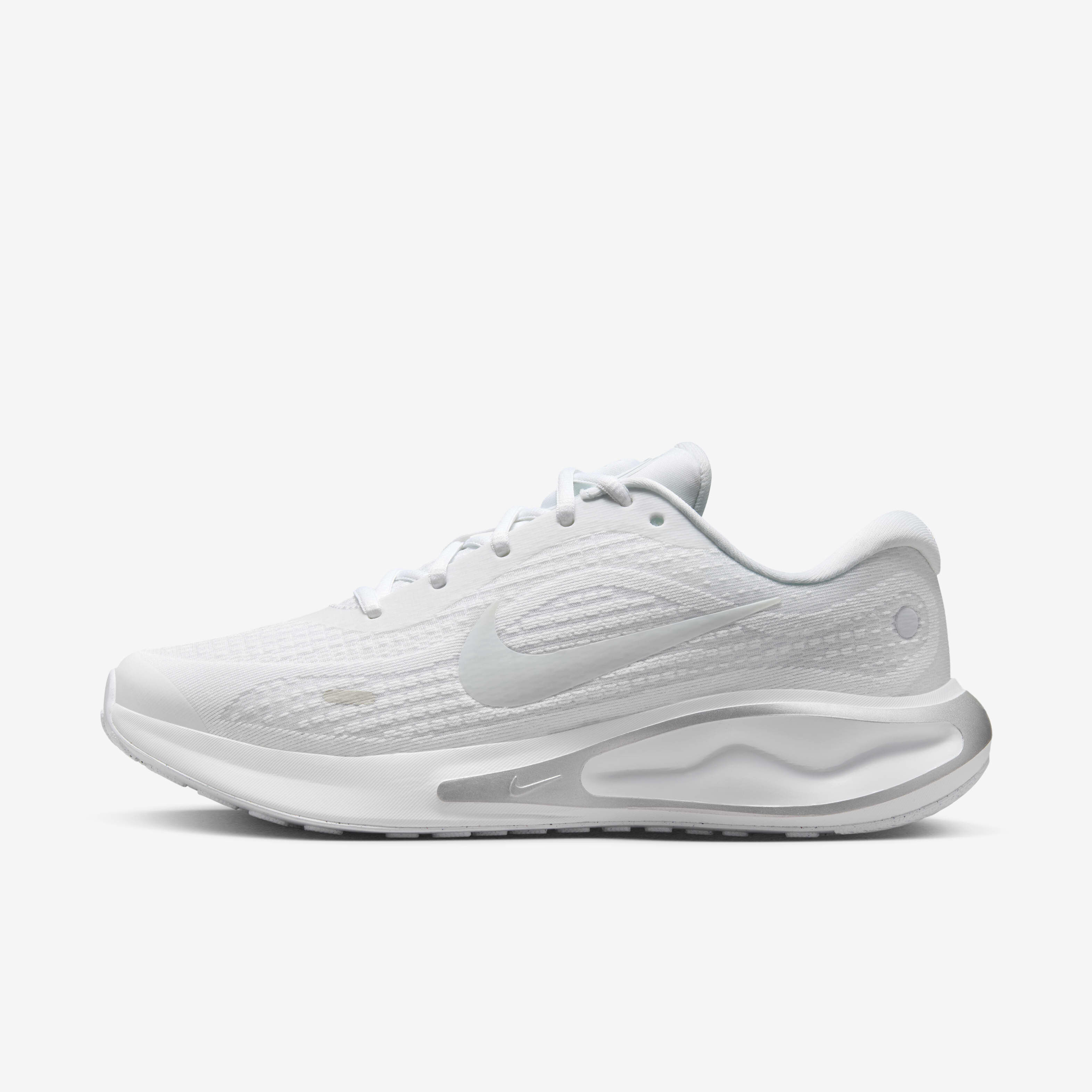 Buy Nike Journey Run Women s Road Running Shoes White Pure Platinum Metallic Silver White Nike Saudi Official