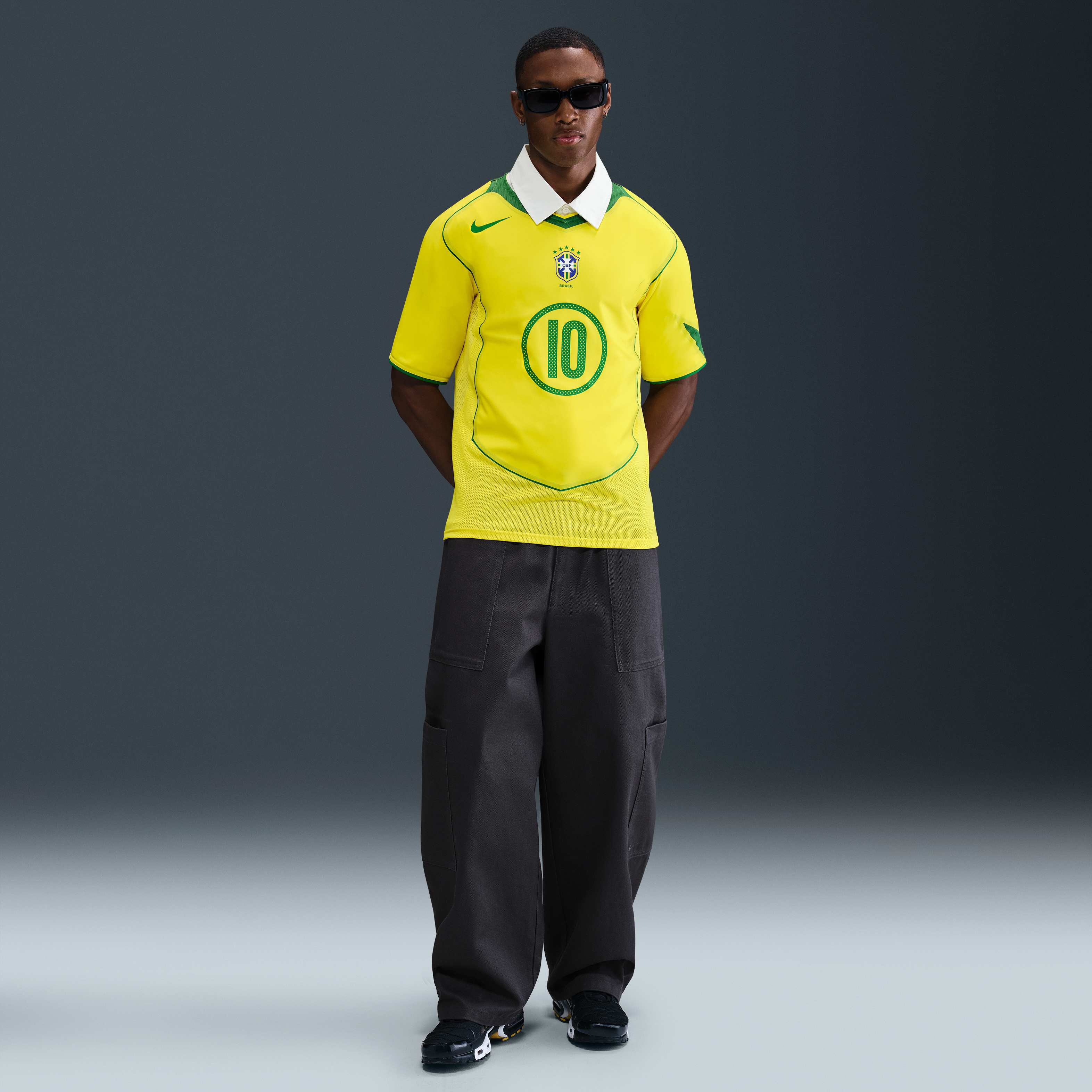 ウェア NIKE Brazil Ronaldinho 2004 TOTAL 90 Nike Ronaldinho 2004 Brazil Jersey | Nike Soccer | Brazil FC