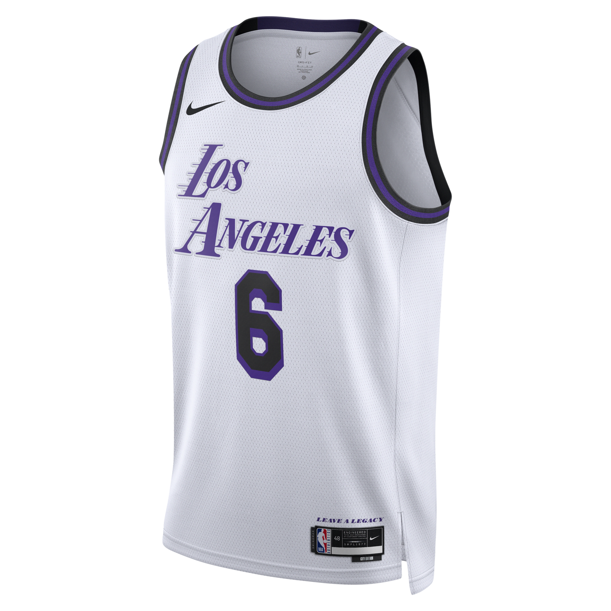 Shop LeBron James Los Angeles Lakers City Edition Nike Dri FIT NBA