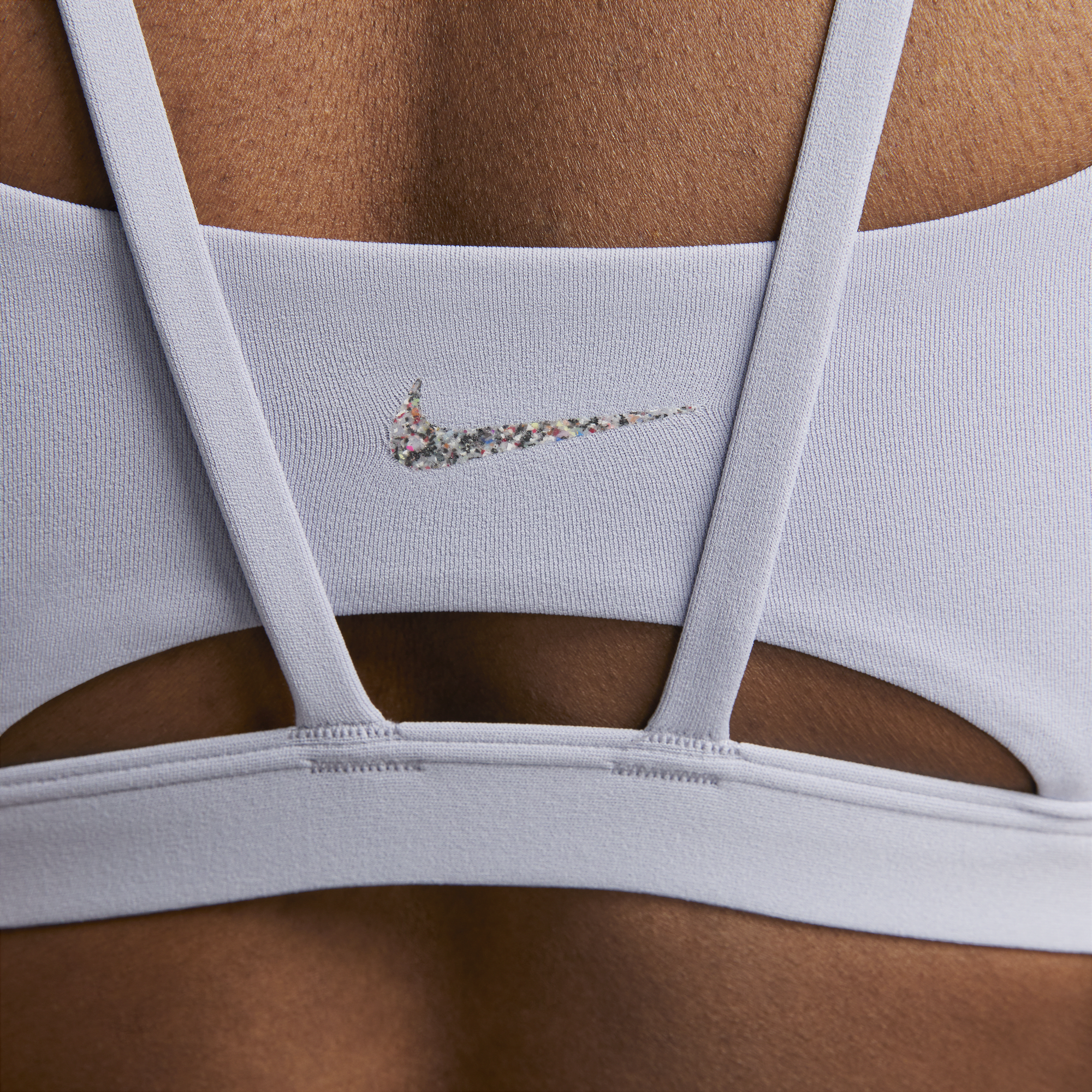 Nike white deals strappy sports bra