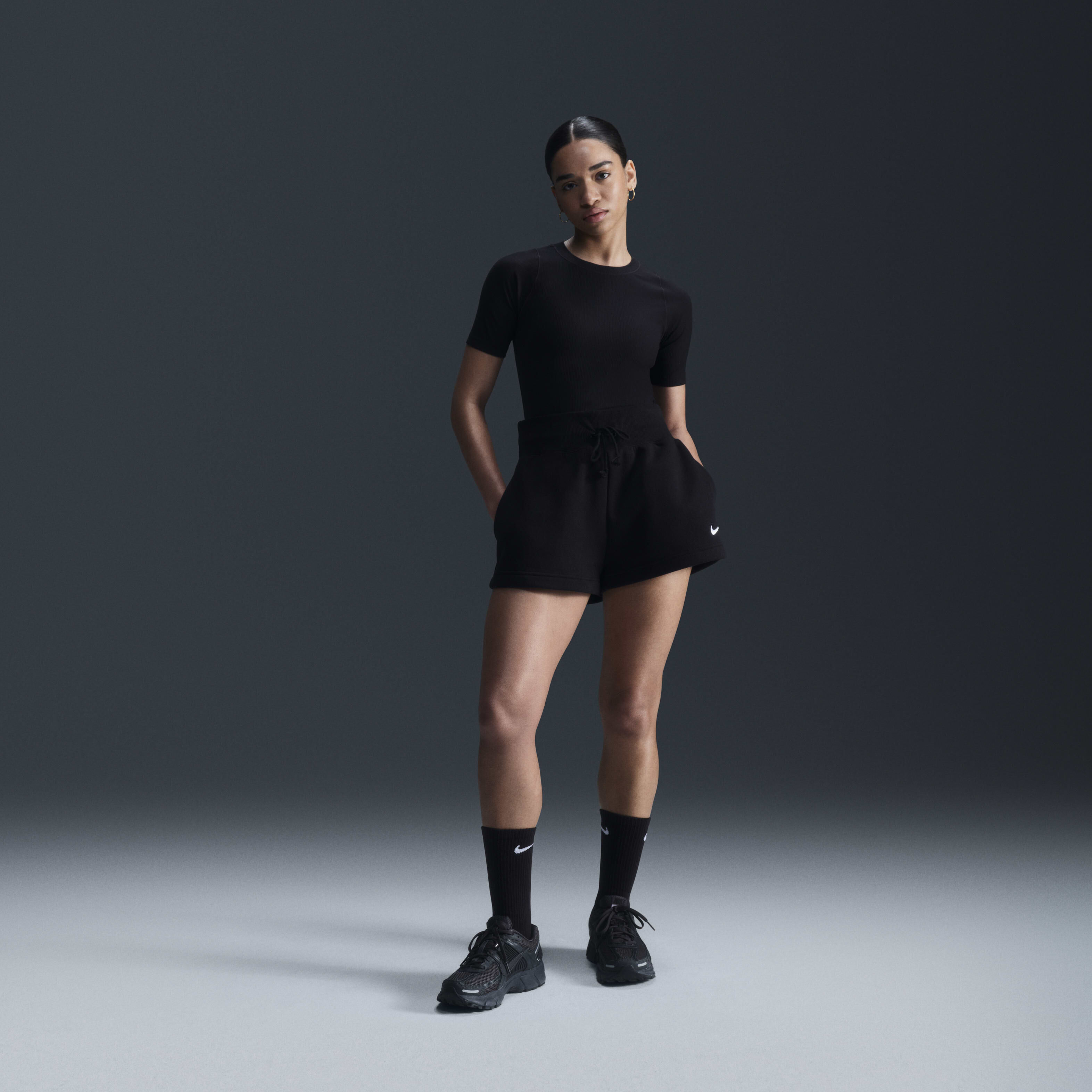 Buy Nike Zenvy Rib Women's Dri-FIT Short-Sleeve Top - Black
