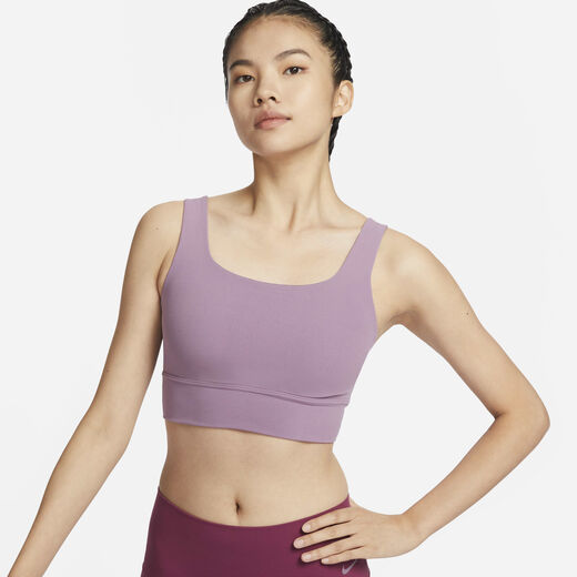 Sports Bras-Nike, Nike Zenvy, Women's Medium-Support Padded Longline Sports Bra