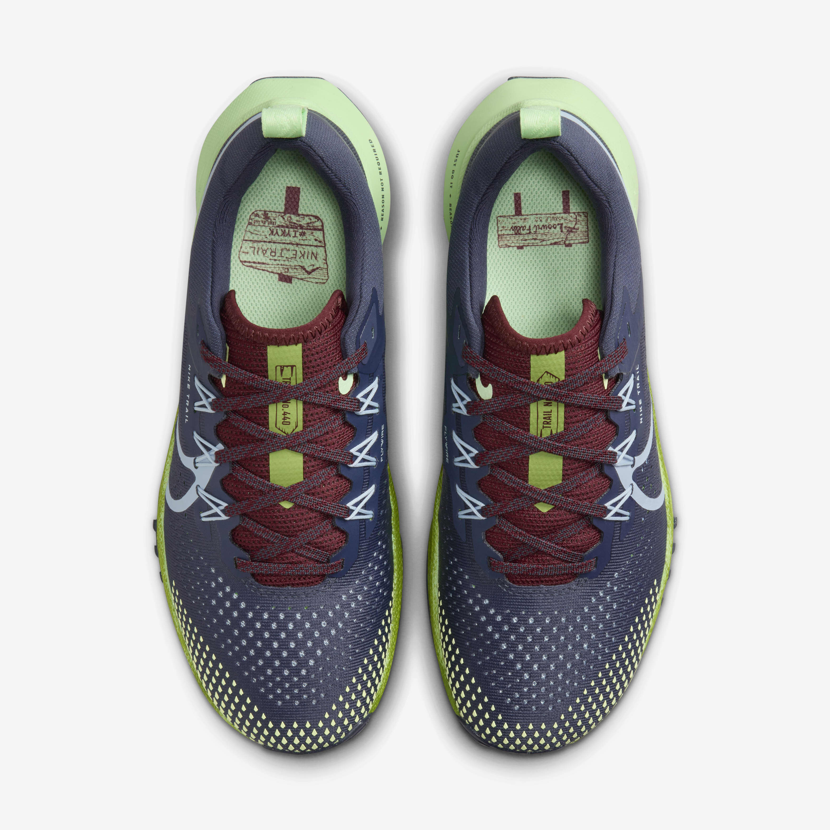 Nike na blue running shoes top