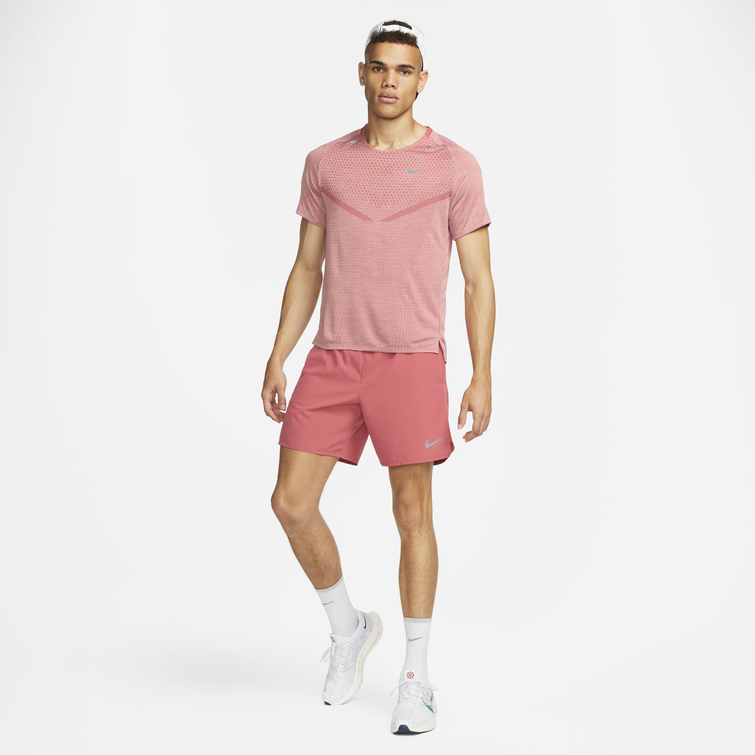 Men's challenger dri-fit 5'' running shorts pink 2025