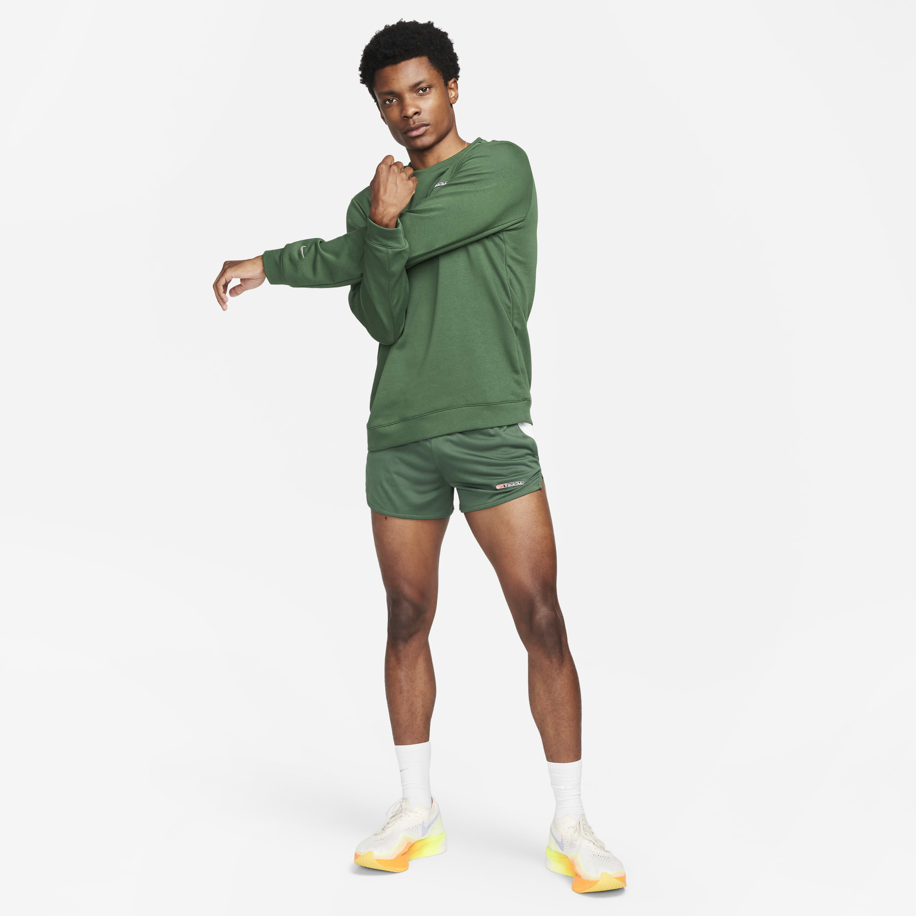 Buy Nike Dri-FIT Track Club Men's Fleece Long-Sleeve Crew