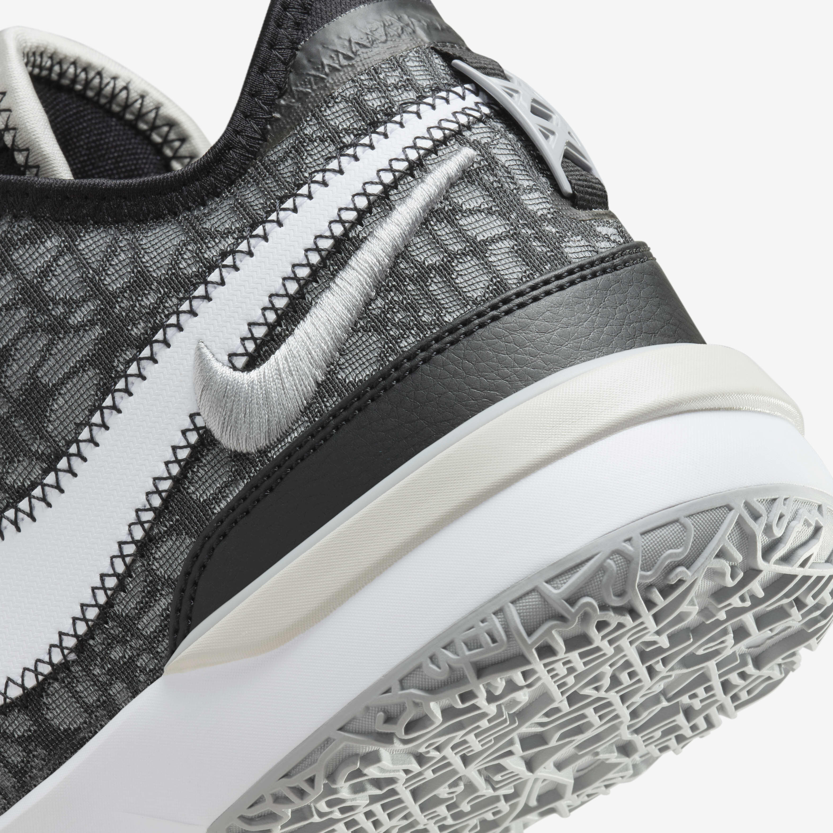 gray and black lebrons