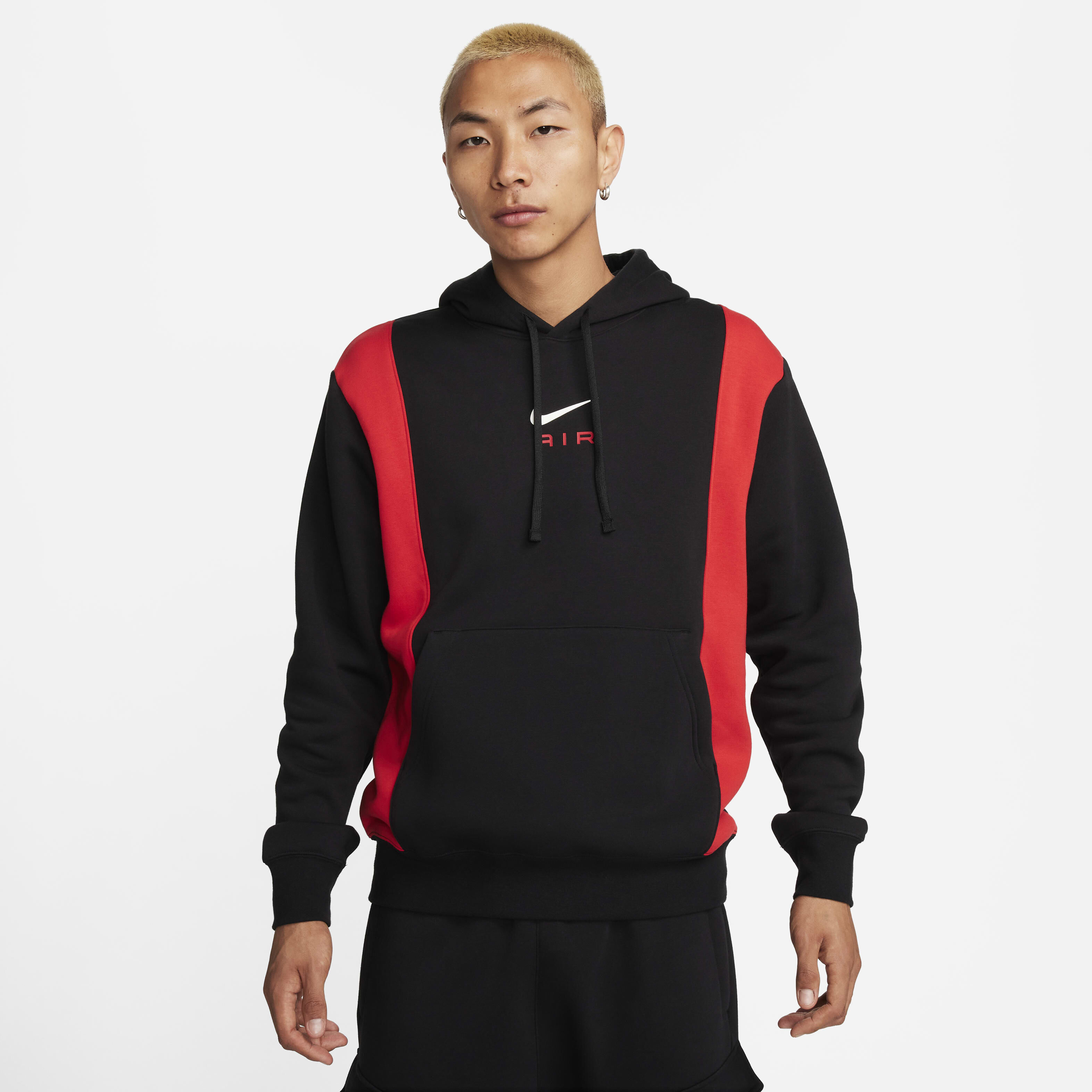 Nike air men's fleece hoodie discount