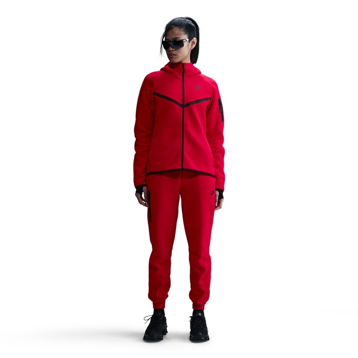 Buy Nike Sportswear Tech Fleece Windrunner Women s Full Zip Hoodie University Red Black Nike Saudi Official