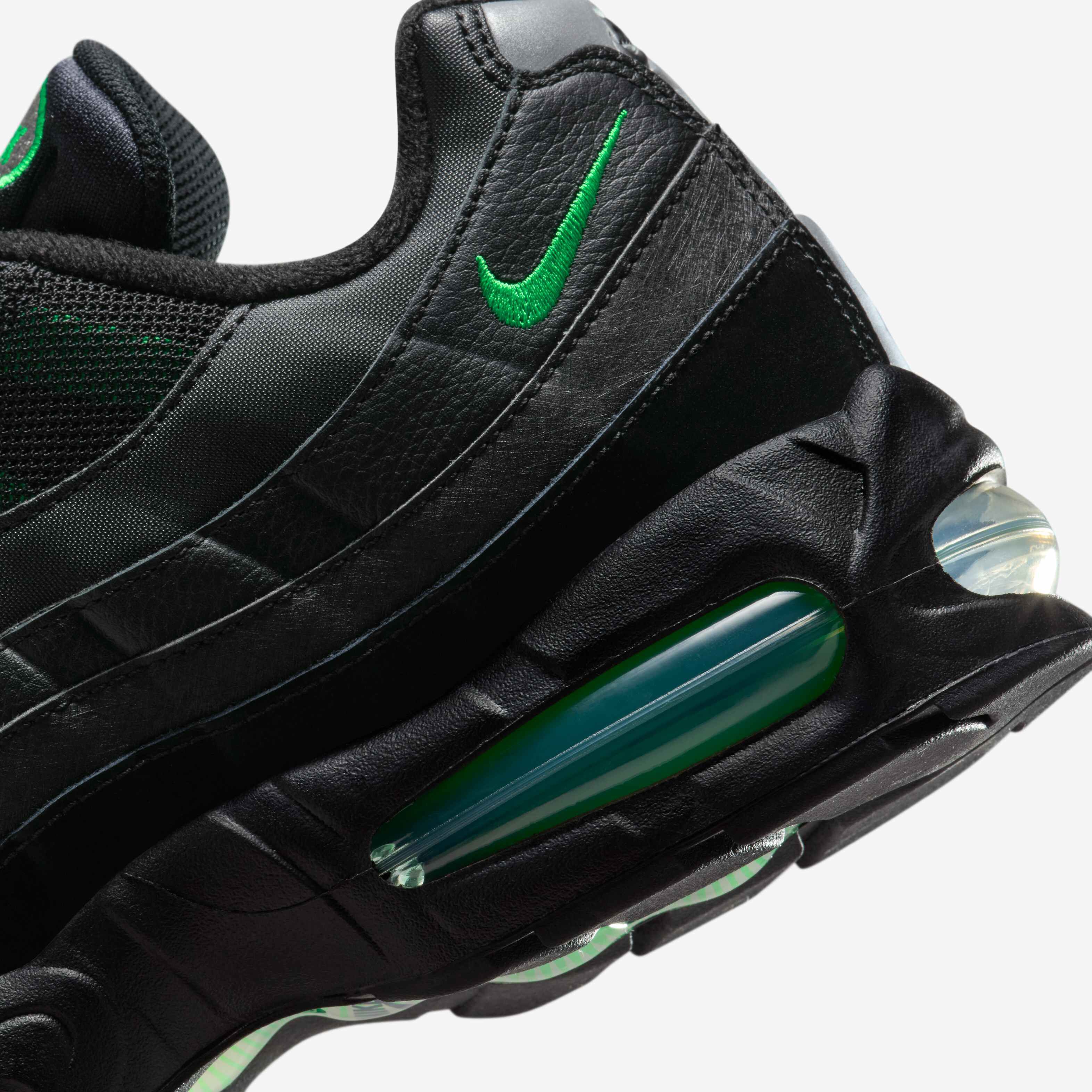 靴 NIKE Air Max 95 BLACK/GREEN SHOCK-BLACK Nike Air Max 95 OG - Black / Green Shock / Black / Pearl