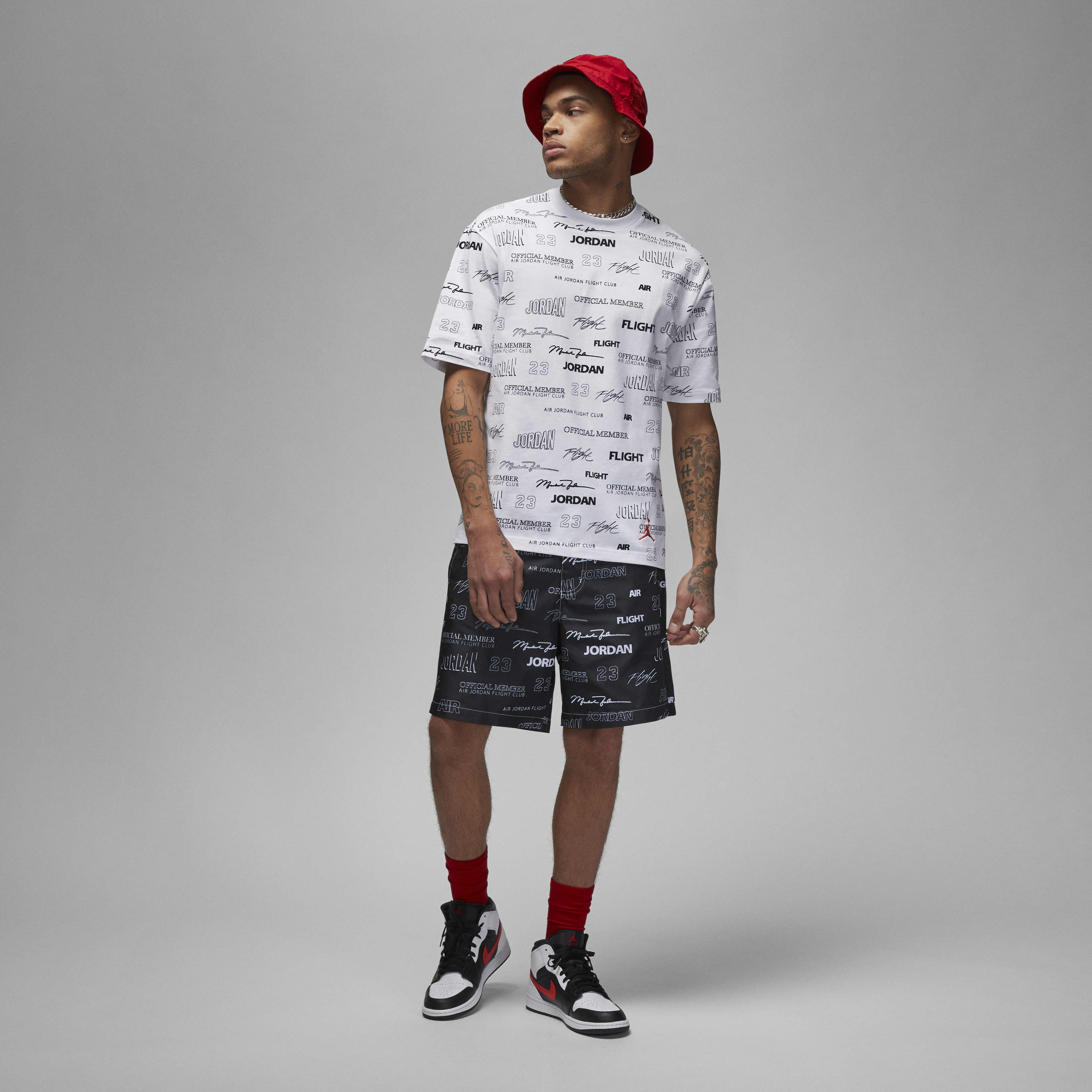 ★NIKE★JORDAN FLIGHT MVP 85 T-シャツ★追跡可 Nike Jordan Black Jordan Flight MVP 85 T-Shirt Nike Jordan Brand