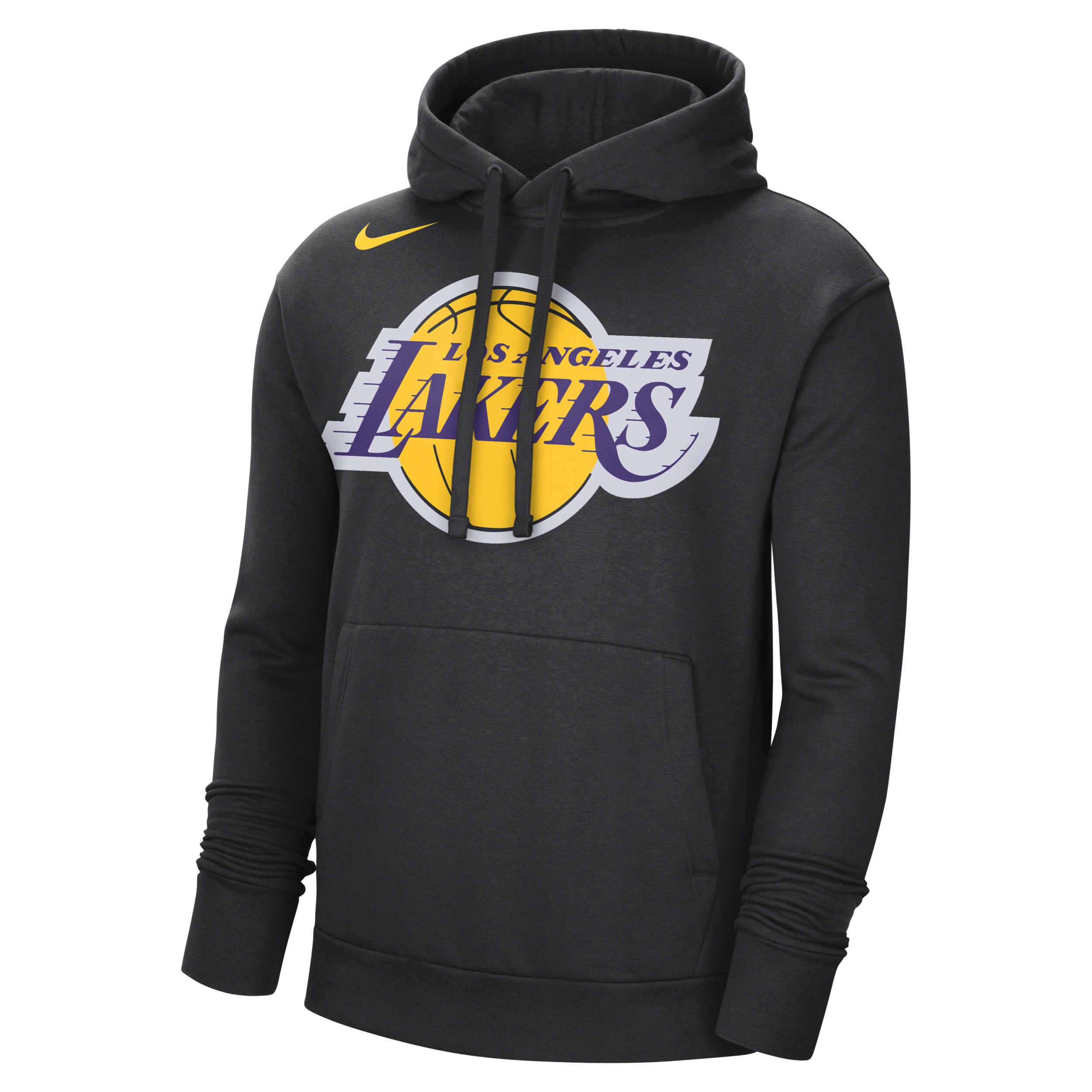 Shop Los Angeles Lakers Men s Nike NBA Fleece Pullover Hoodie