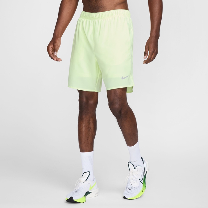 Buy Nike Challenger Men s Dri FIT 18cm approx. 2 in 1 Running Shorts Barely Volt Barely Volt Barely Volt Nike Saudi Official