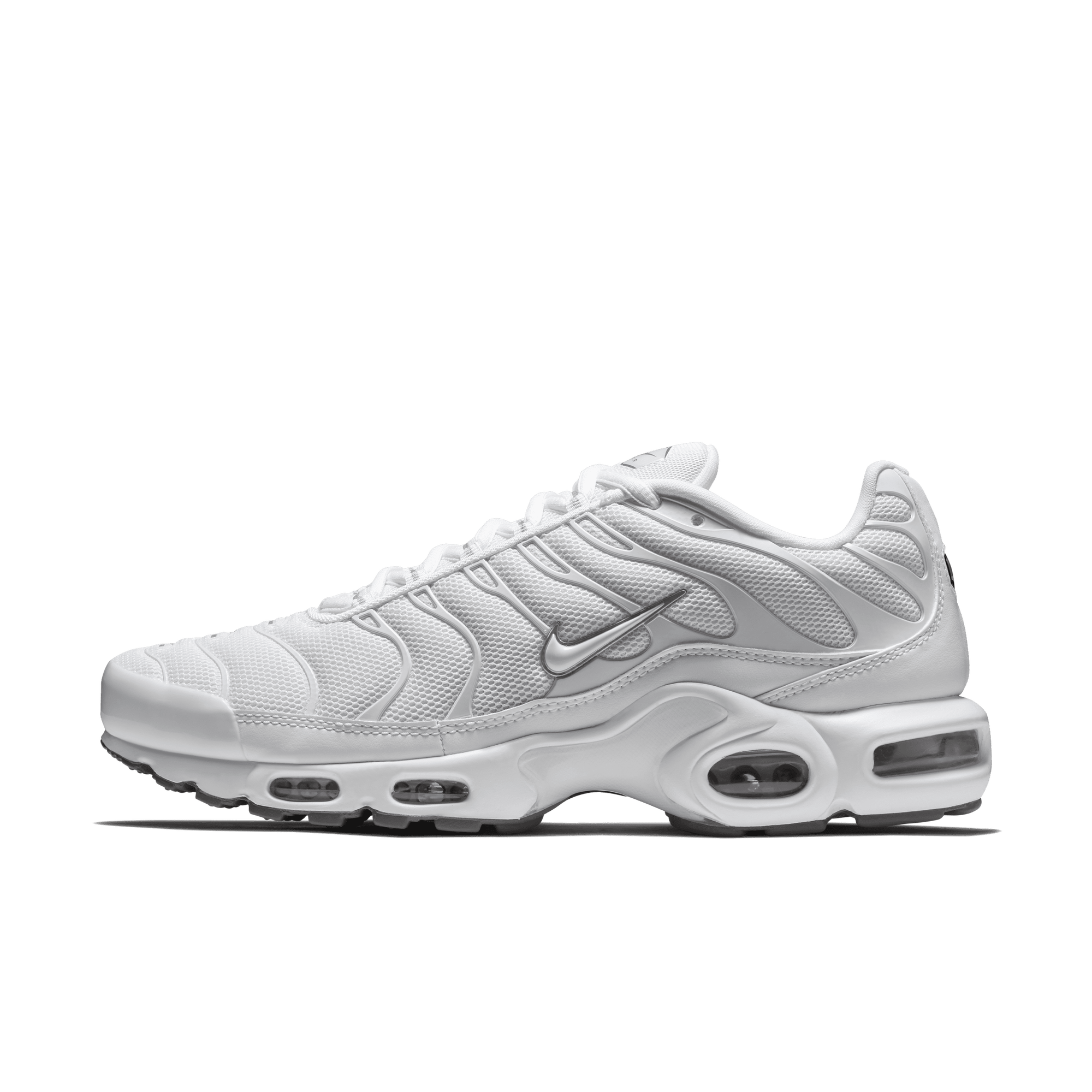 Nike air max hotsell plus triple white