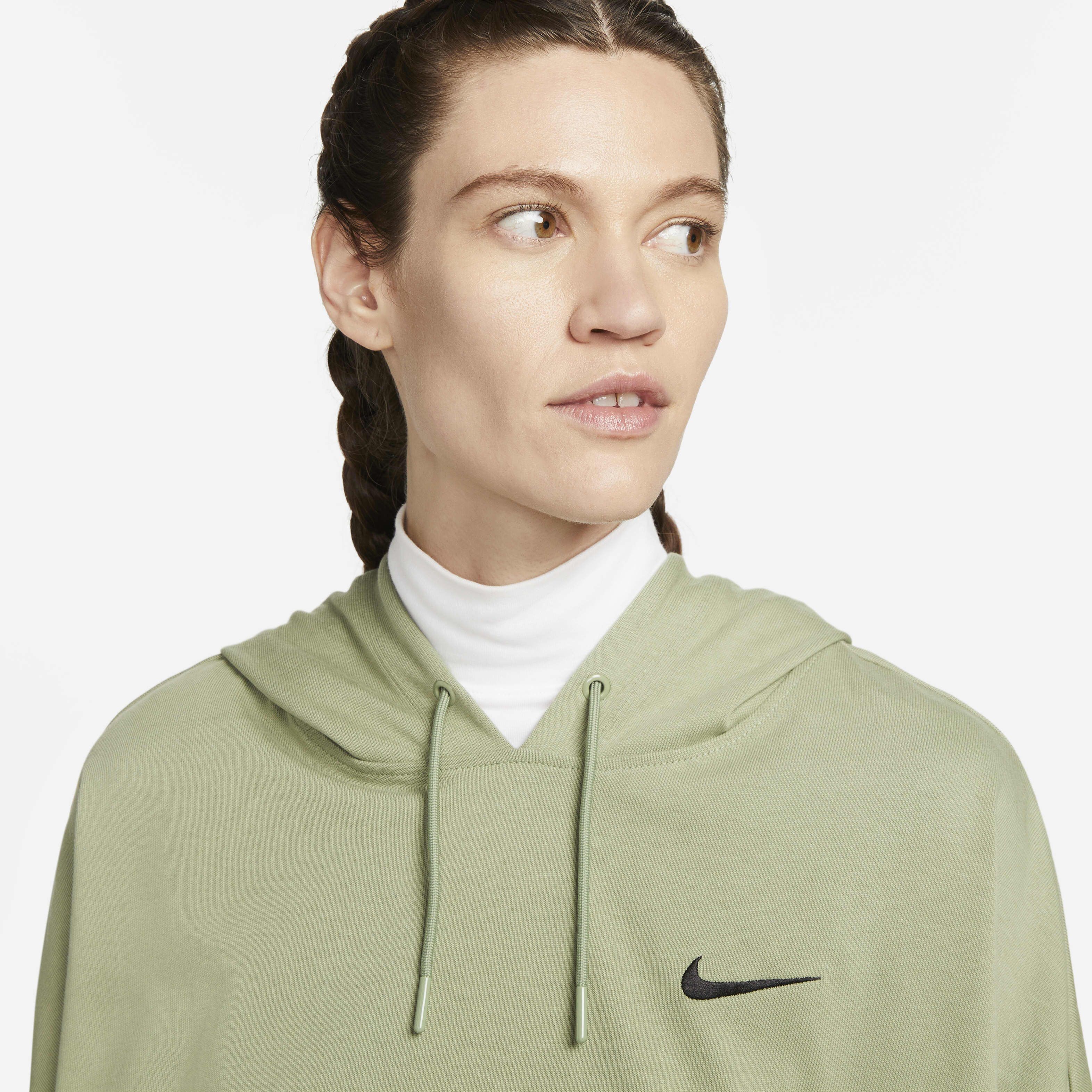 Buy Nike Sportswear Women s Oversized Jersey Pullover Hoodie Nike Saudi Official