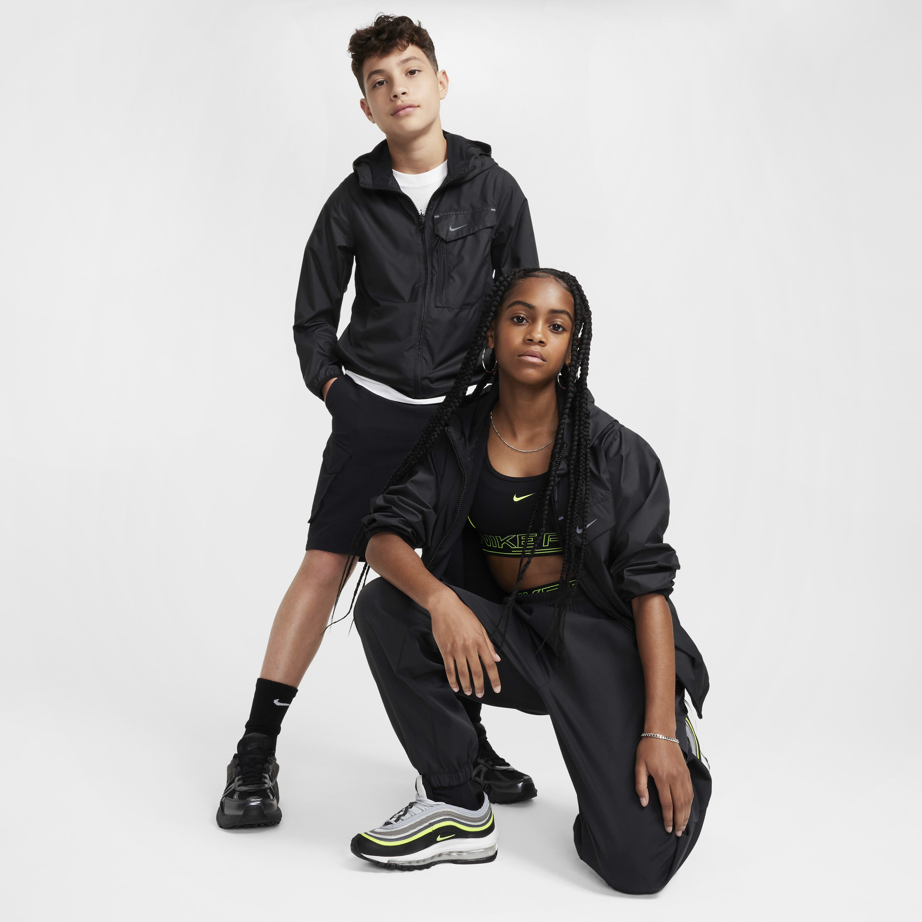 Buy Nike Sportswear City Utility Older Kids' Jacket - Black