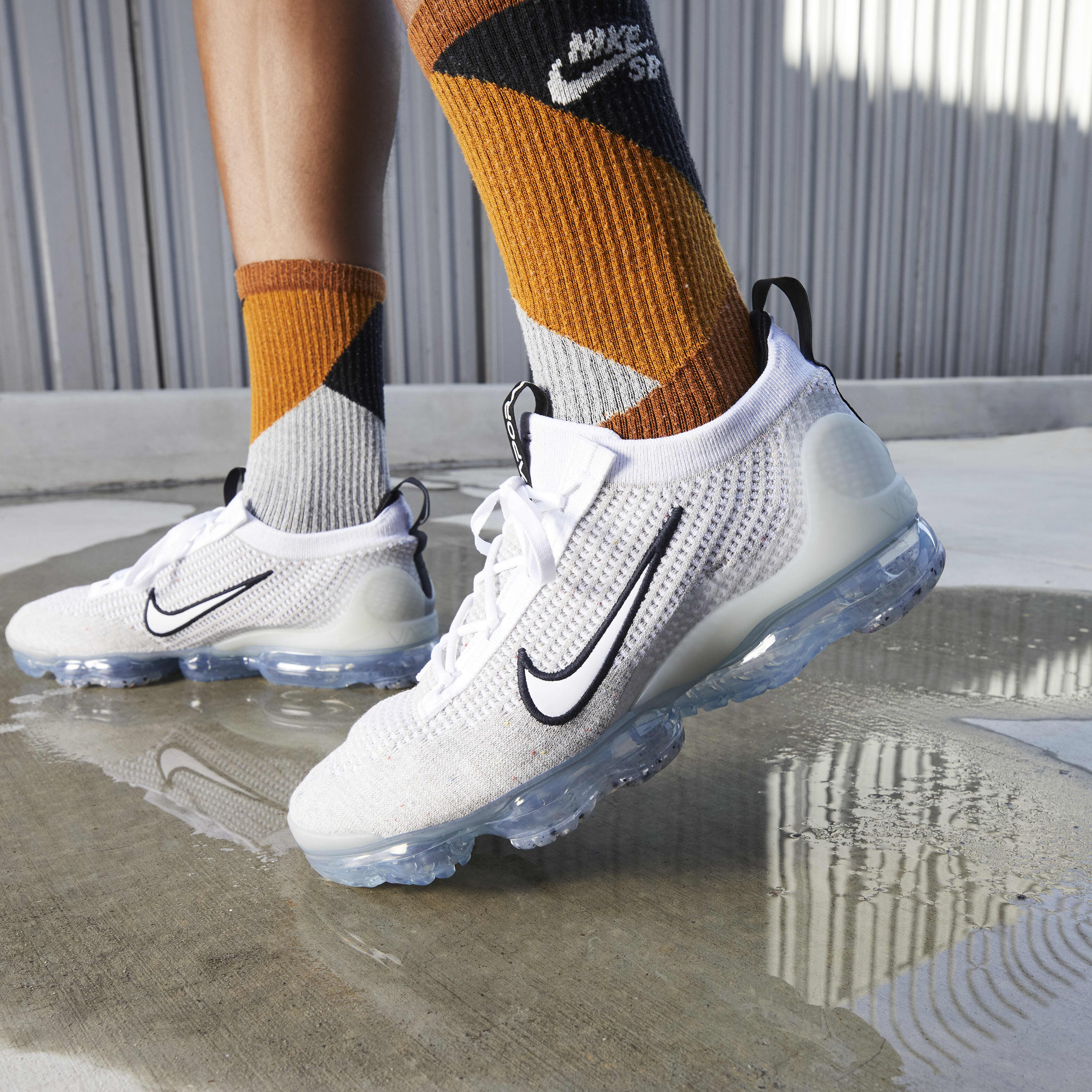 Buy Nike Air VaporMax 2021 FK Men's Shoes - White/Black