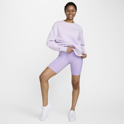 Leggings-Nike, Nike Go, Women's Mid-Rise 20.5cm (approx.) Biker Shorts with Pockets