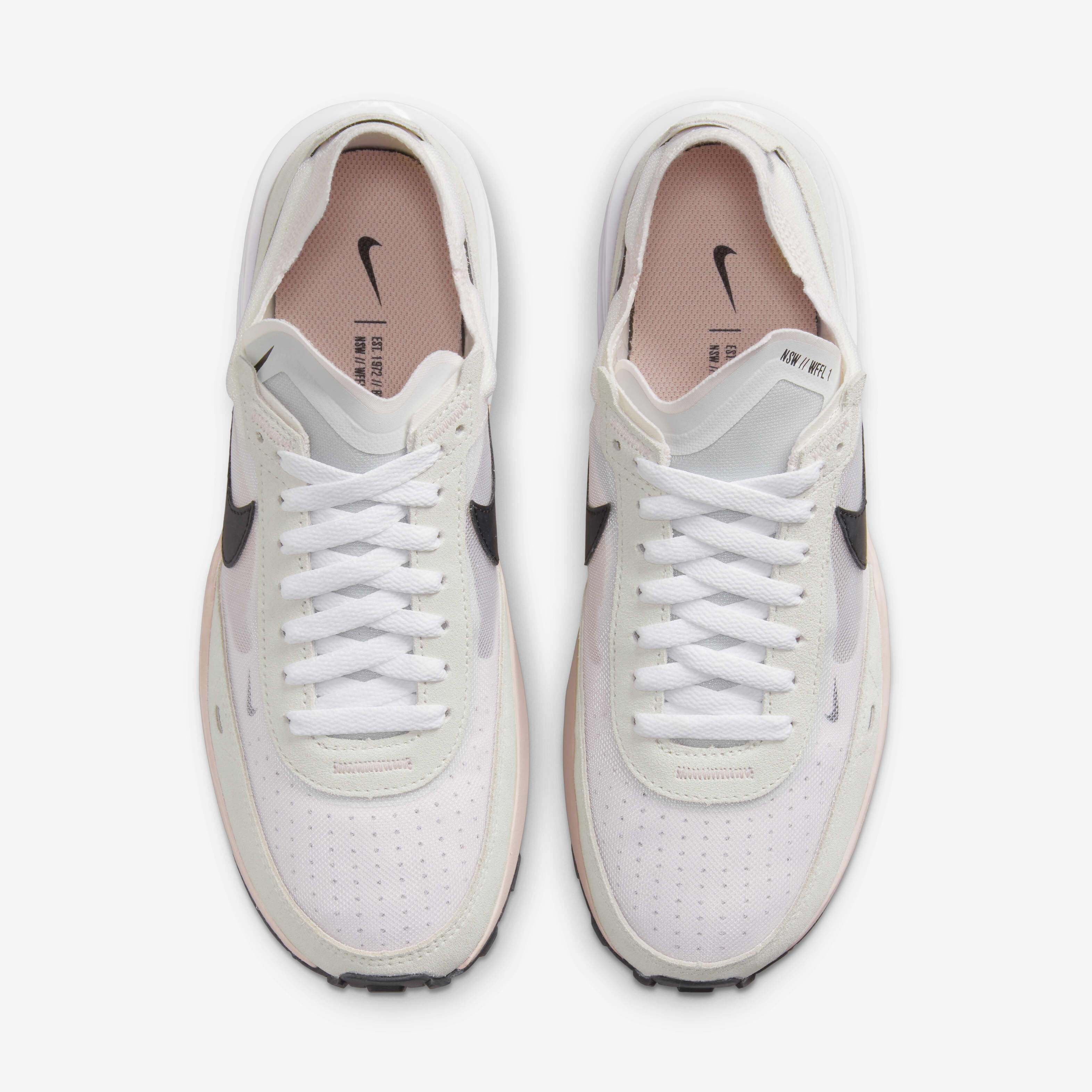 Buy Nike Waffle One Women's Shoes - White/Pink Oxford/Pearl