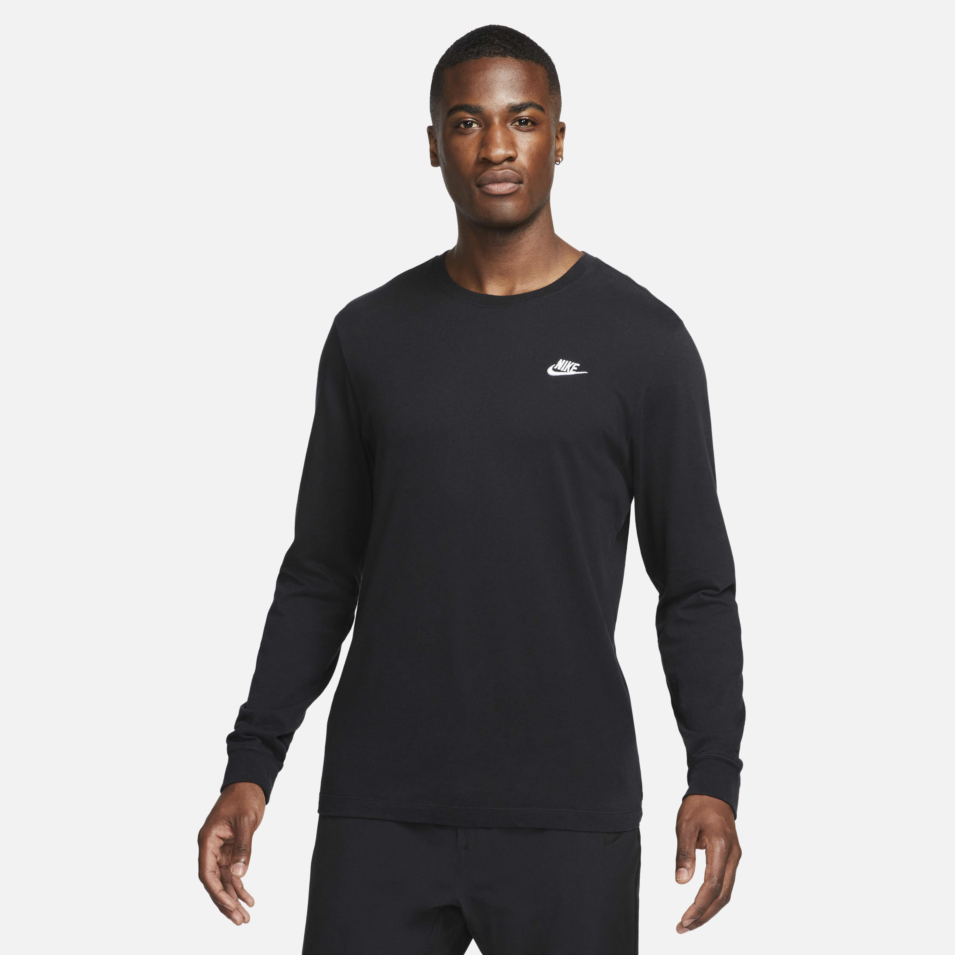 Buy Nike Sportswear Club Men s Long sleeve T shirt Nike Saudi Official